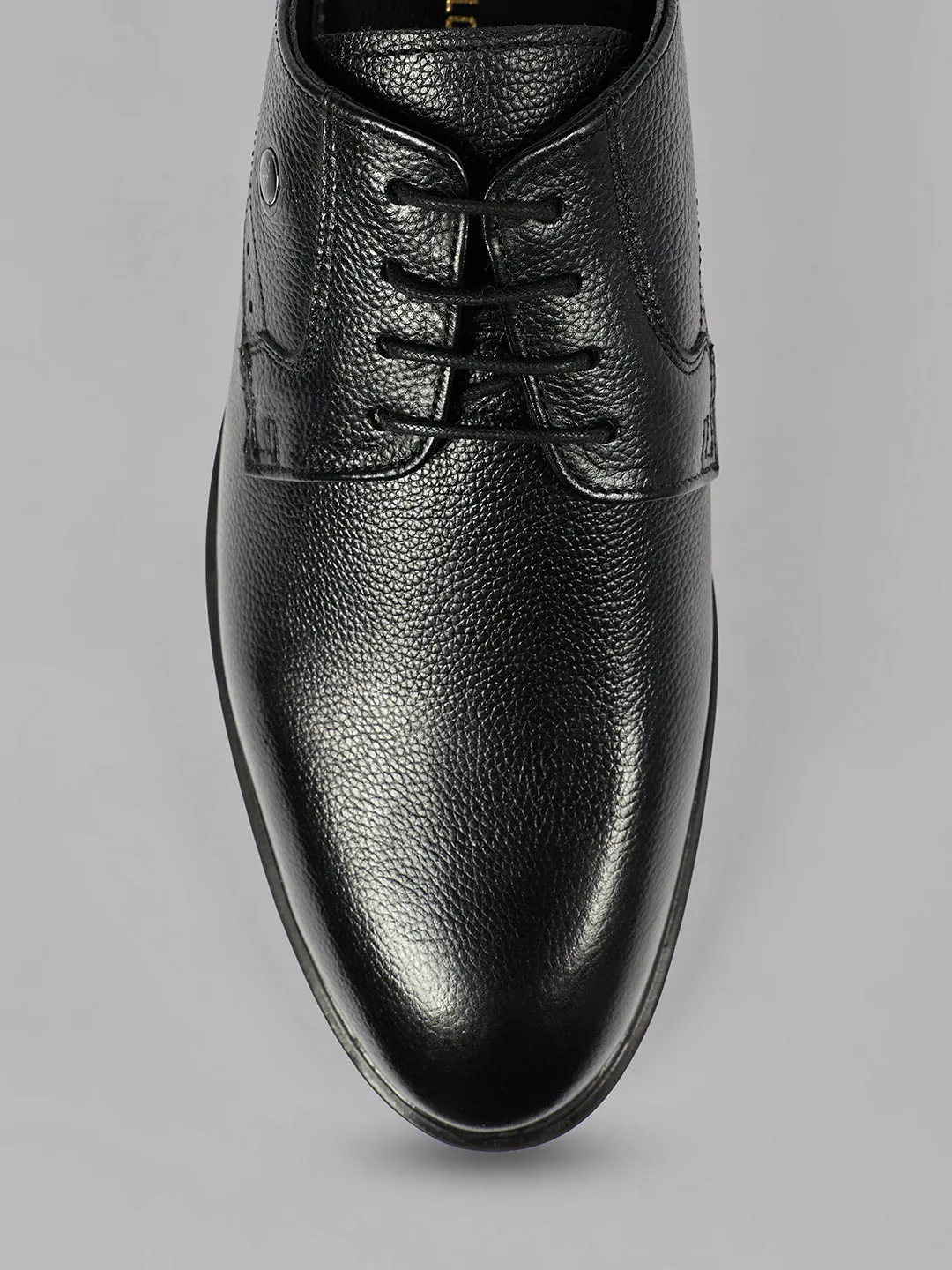 Monte Carlo Men's Textured Leather Classic Derby Formal Shoe sold by Monte Carlo product image thumbnail 5