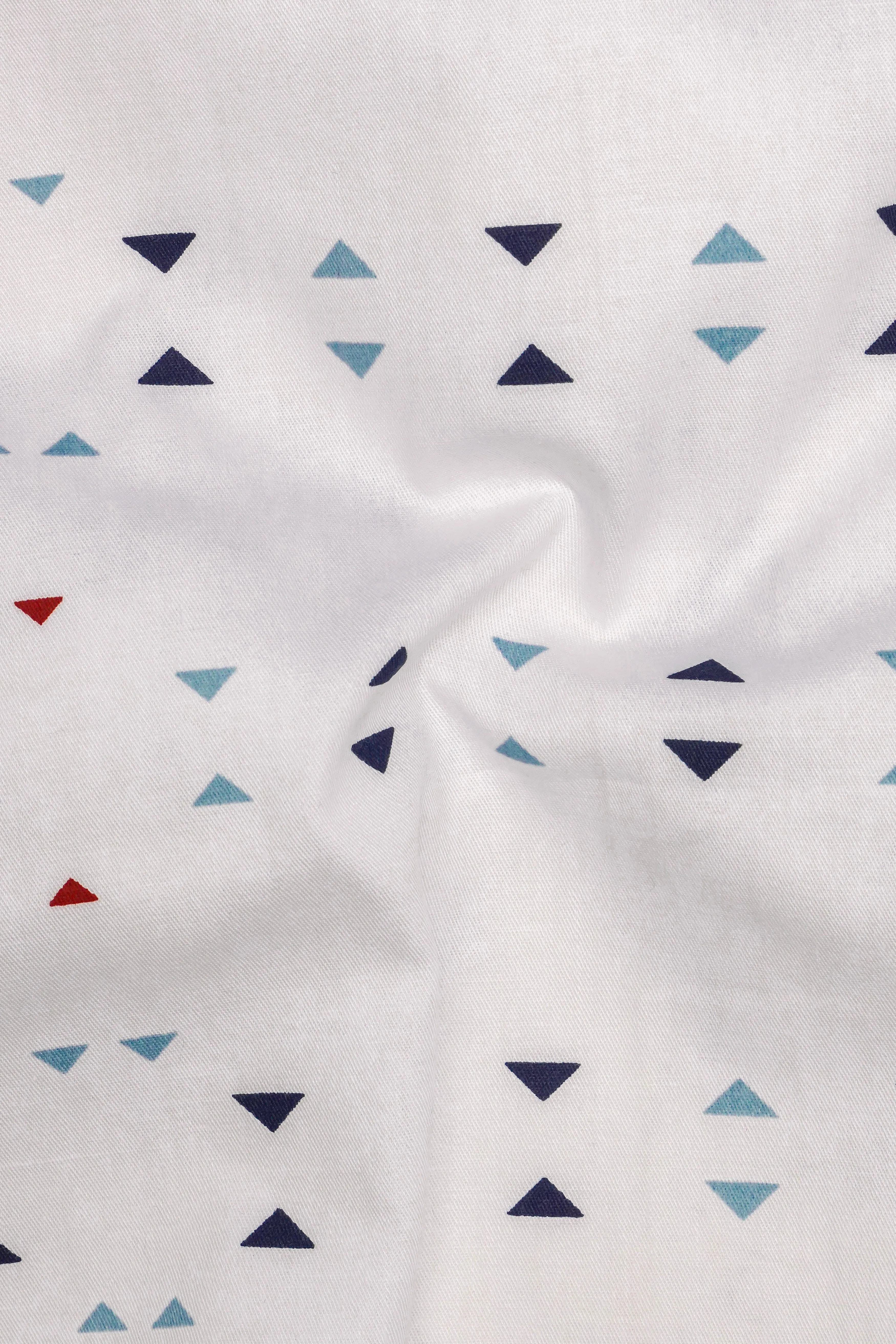 Bleuvra-Bright White And Neptune Blue Oxford Premium Cotton Semi Formal Shirt sold by French Crown product image thumbnail 3