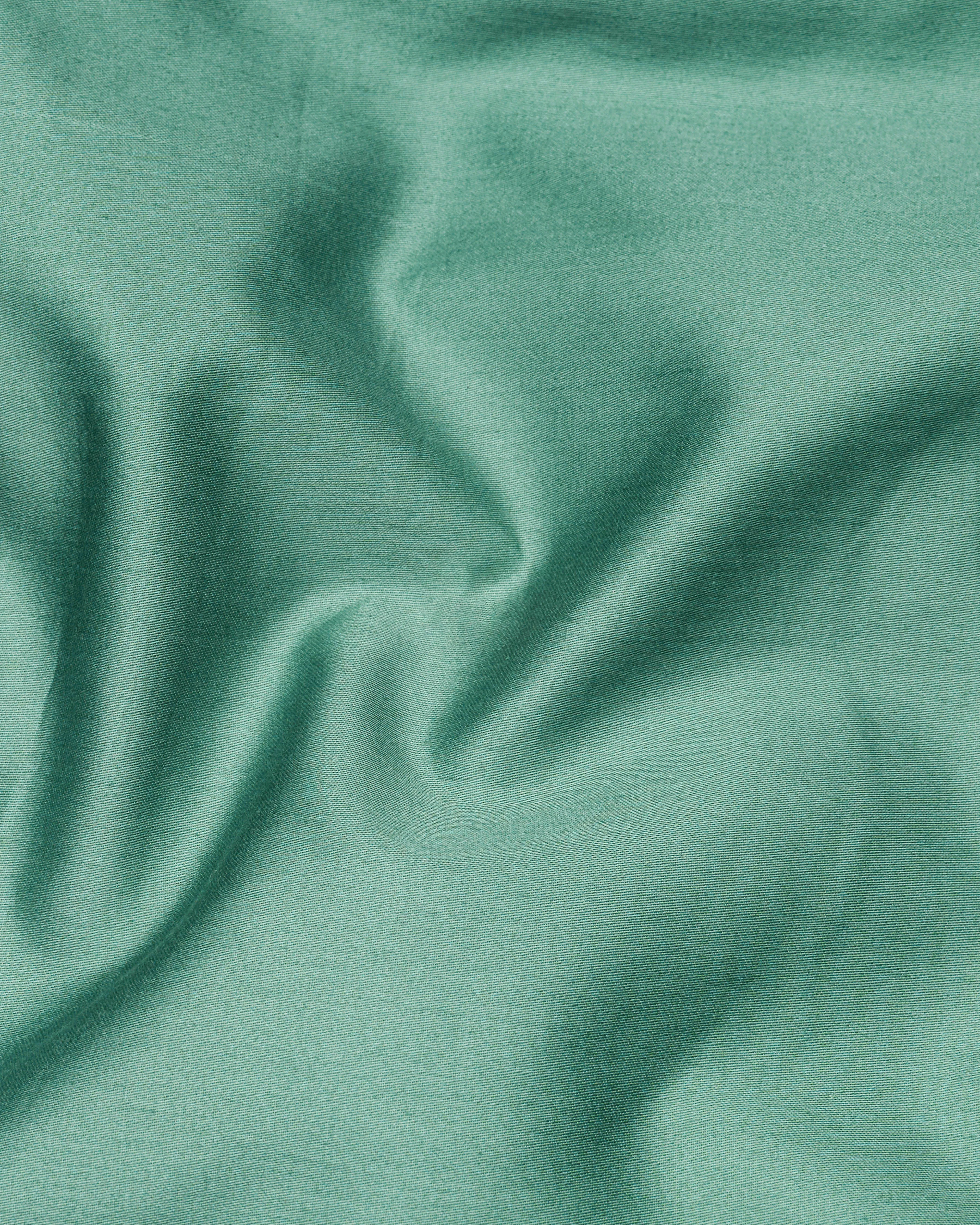 Patina Green Subtle Sheen Super Soft Premium Cotton Shirt sold by French Crown product image thumbnail 2