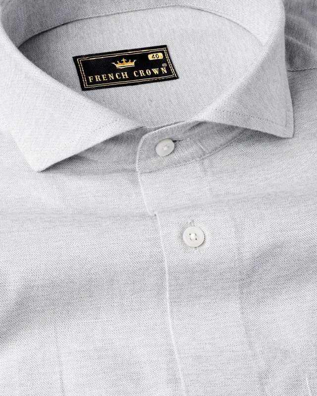 Gainsboro Gray Twill Shirt sold by French Crown