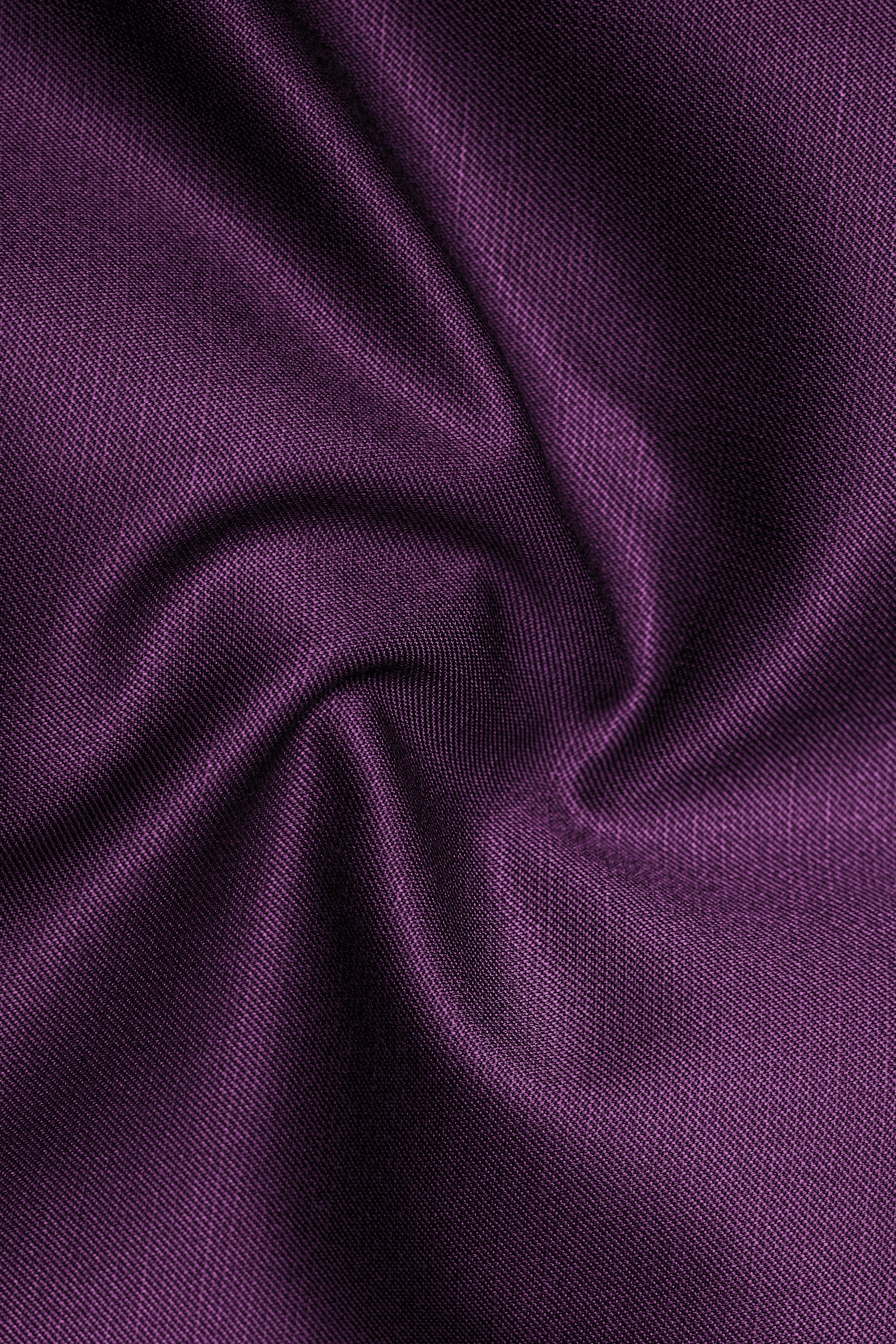 Orchid-Grape Purple Solid Wool Rich Double Breasted Slight Stretch Suit sold by French Crown product image thumbnail 3