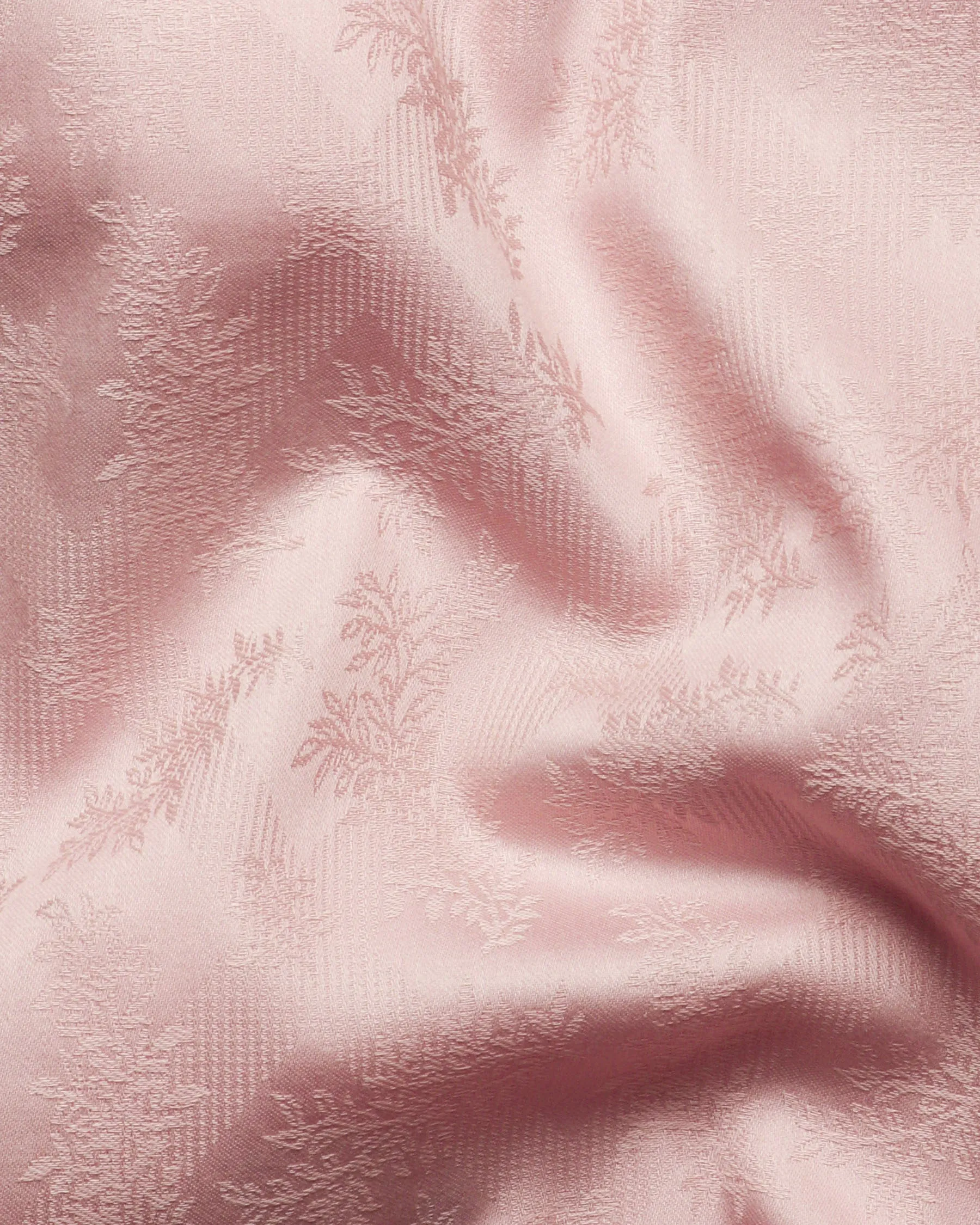 Peach jacquard Textured Giza Cotton shirt sold by French Crown product image thumbnail 2