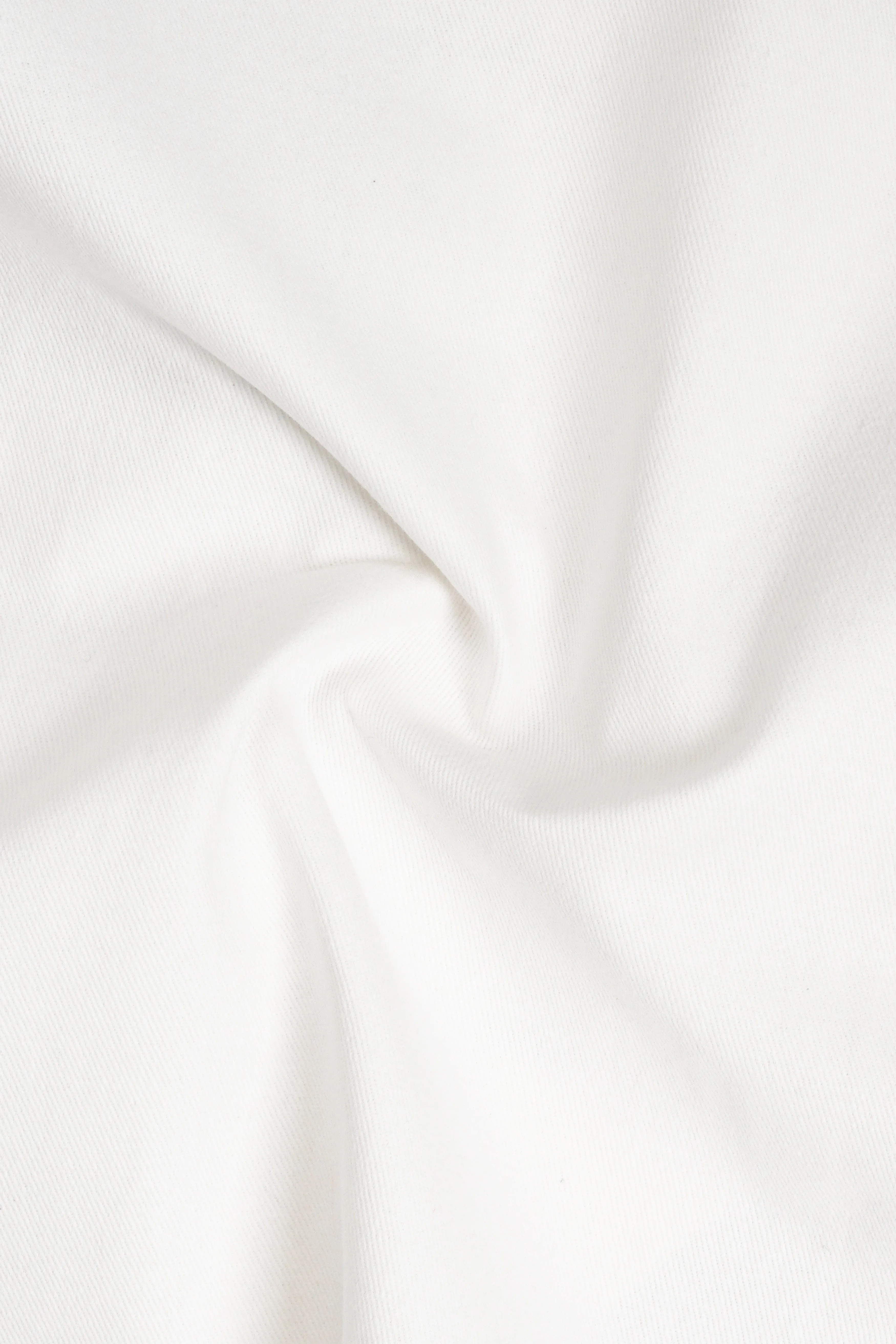 Glacier-Bright White Solid Heavyweight Twill Designer Jacket sold by French Crown product image thumbnail 2