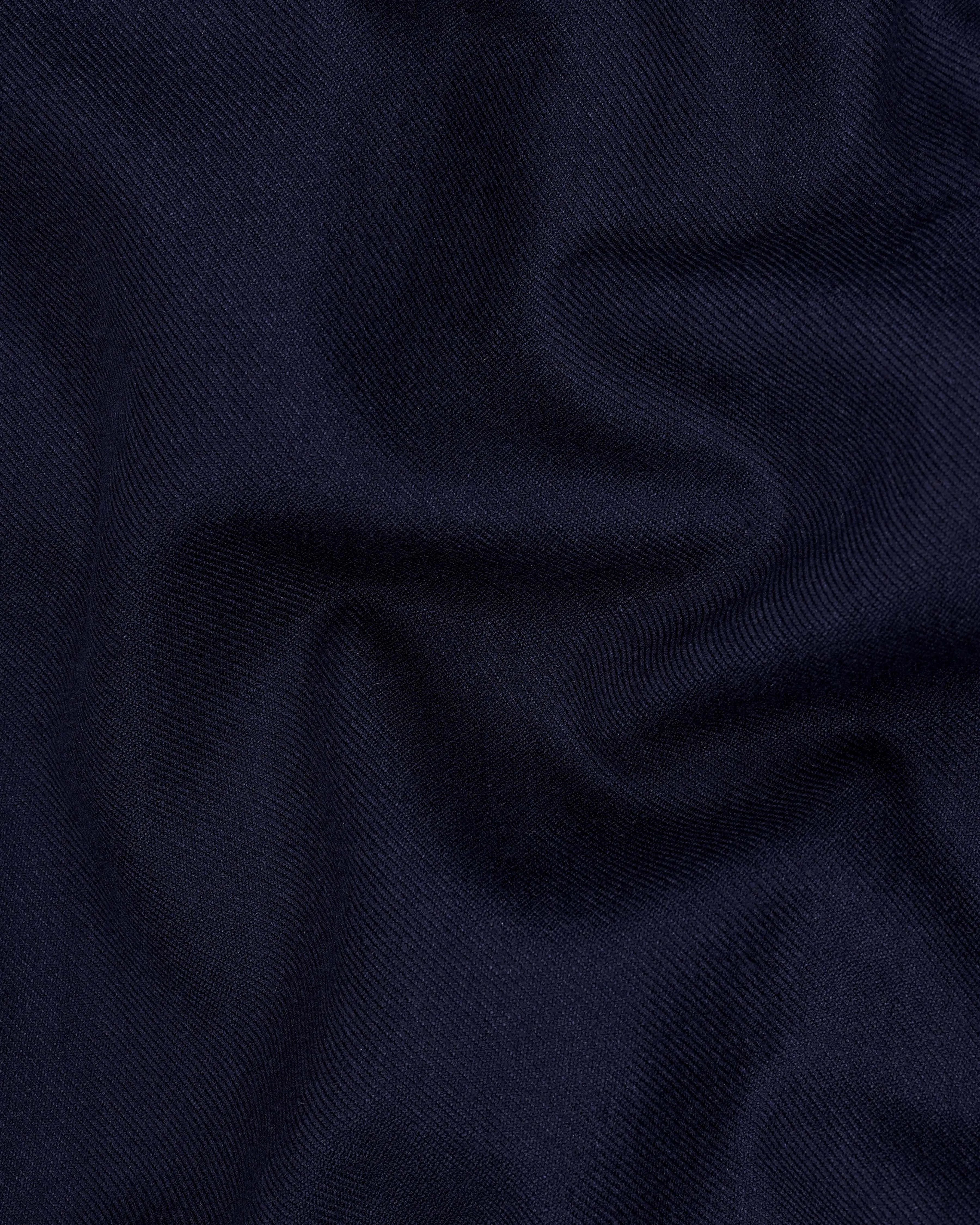 Mirage Blue Pure Wool Single Breasted Blazer sold by French Crown product image thumbnail 3