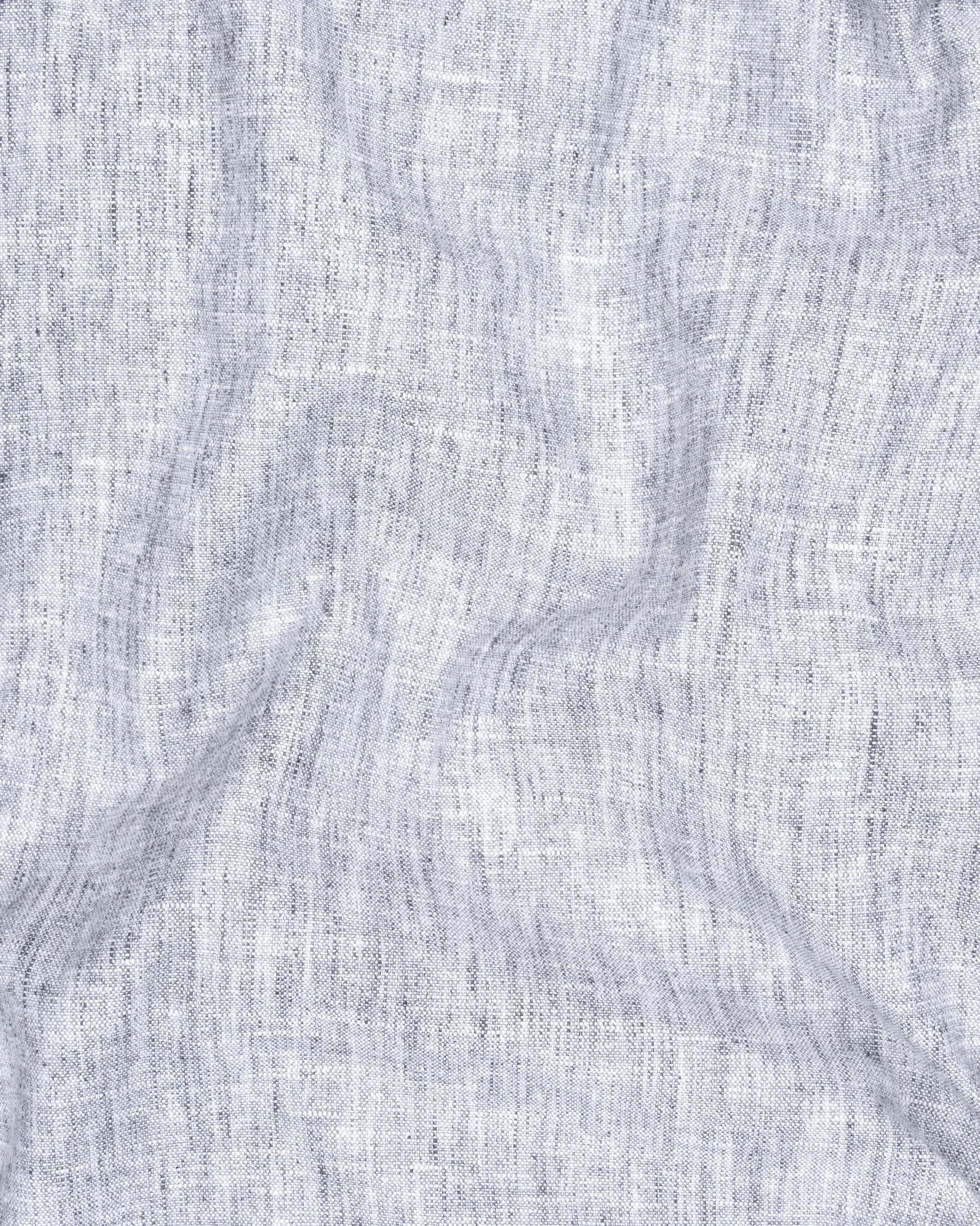 Ghost Grey Luxurious Linen Blazer sold by French Crown product image thumbnail 3