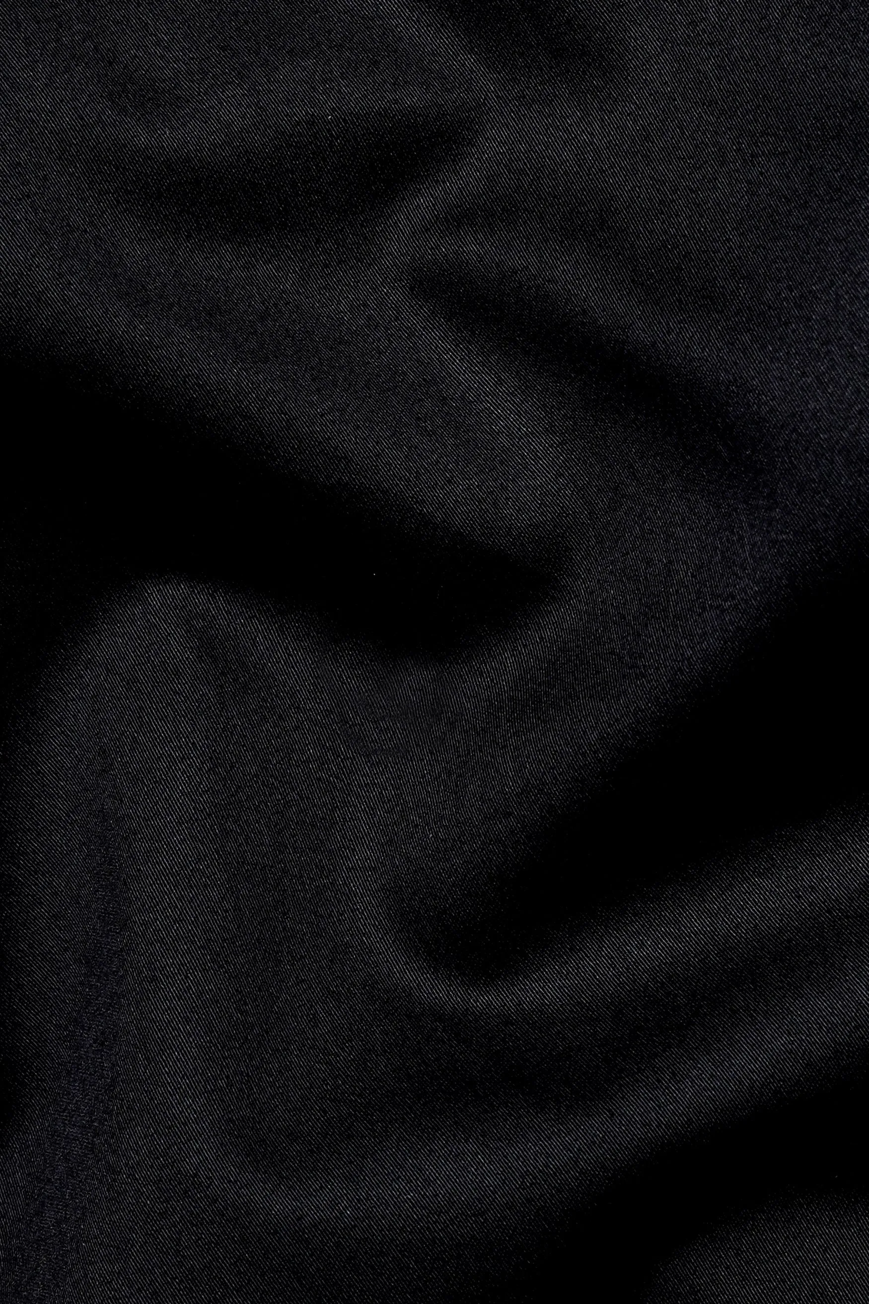 Jade Black leather elbow patch Super Soft Premium Cotton Shirt sold by French Crown product image thumbnail 4