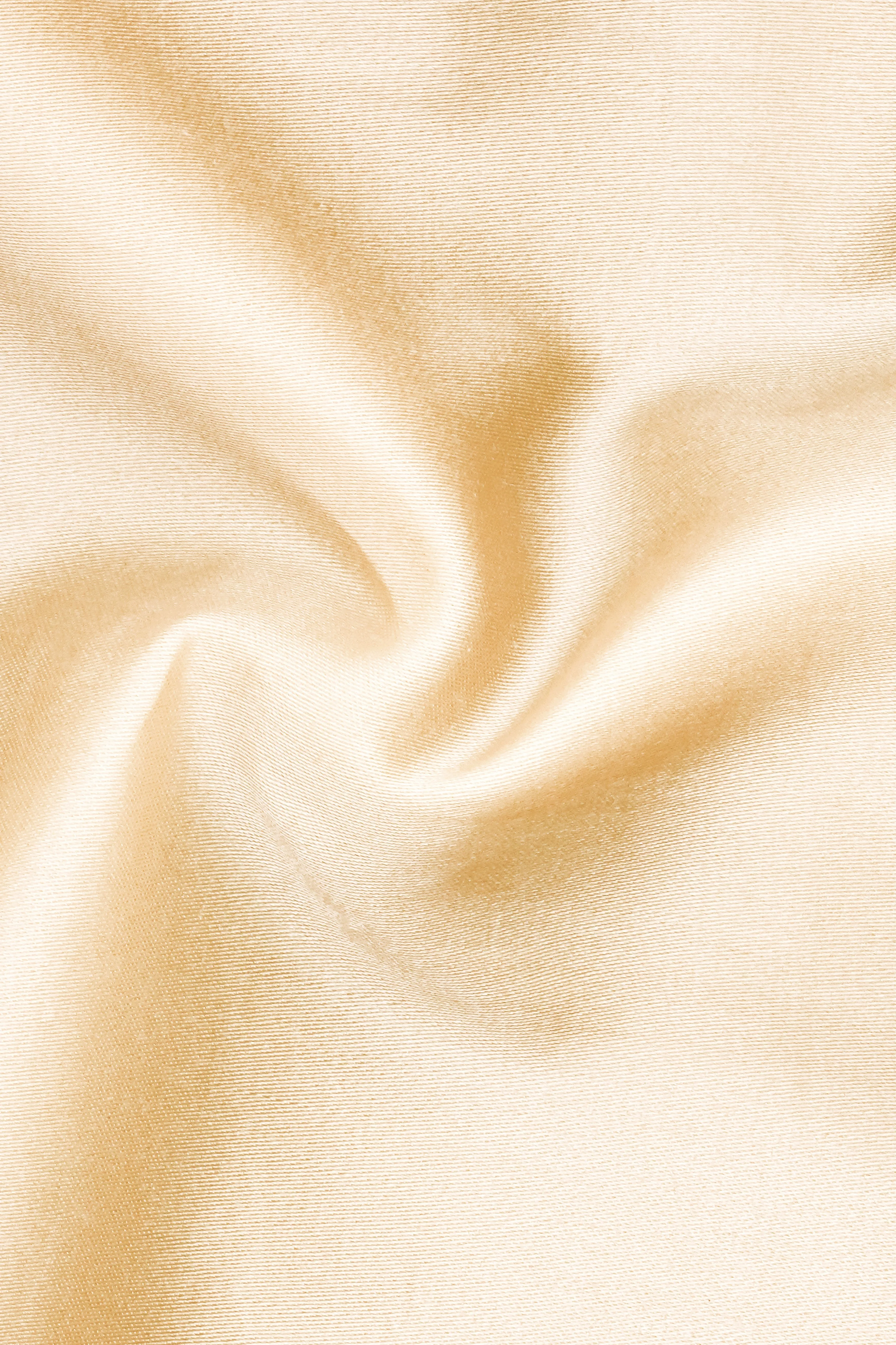 Vanilla-Almond Cream Subtle Sheen Super Soft Premium Cotton Dress Shirt sold by French Crown product image thumbnail 3