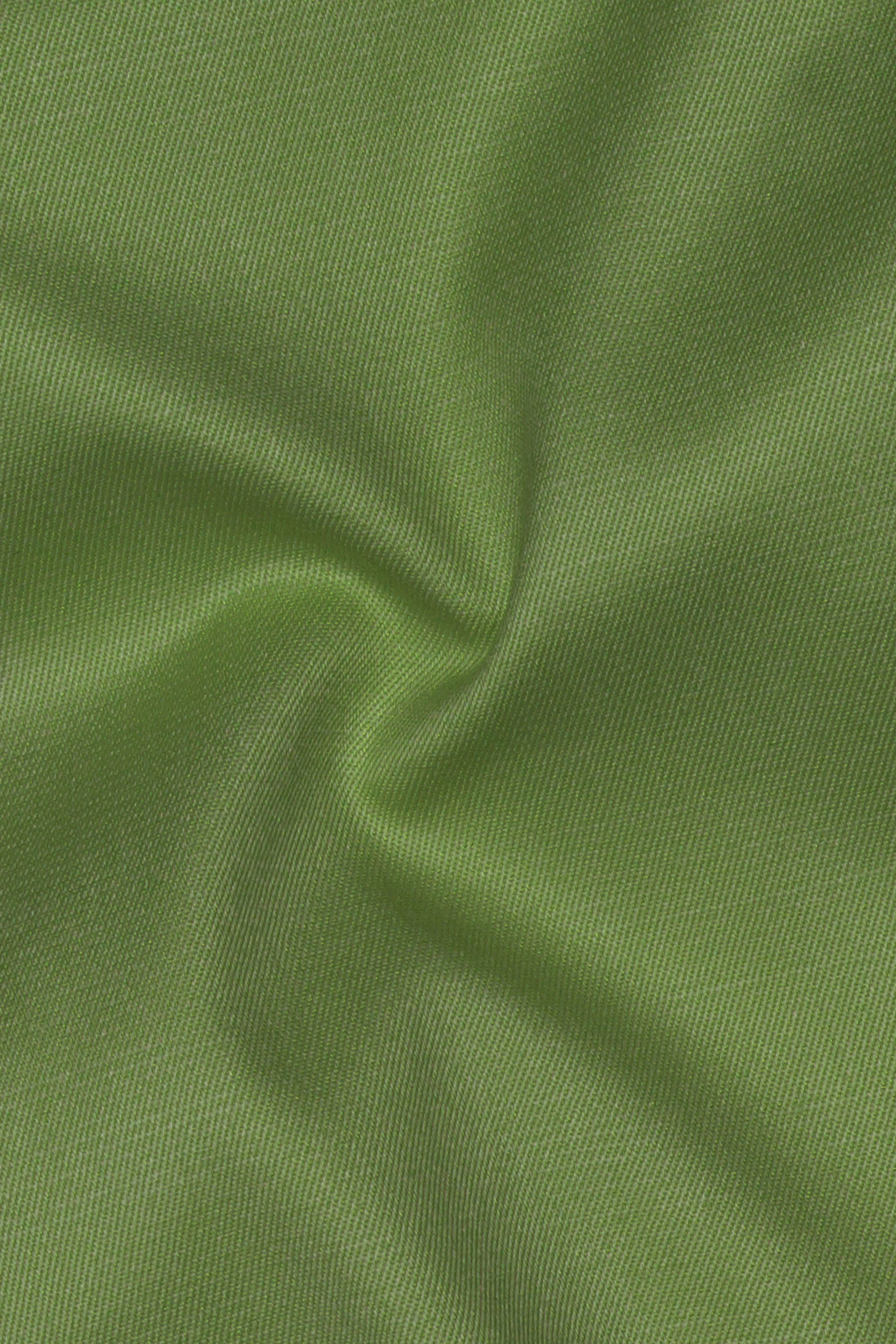 Sage Regal-Dingley Green Solid Wool Rich Bandhgala Slight Stretch Suit sold by French Crown product image thumbnail 3