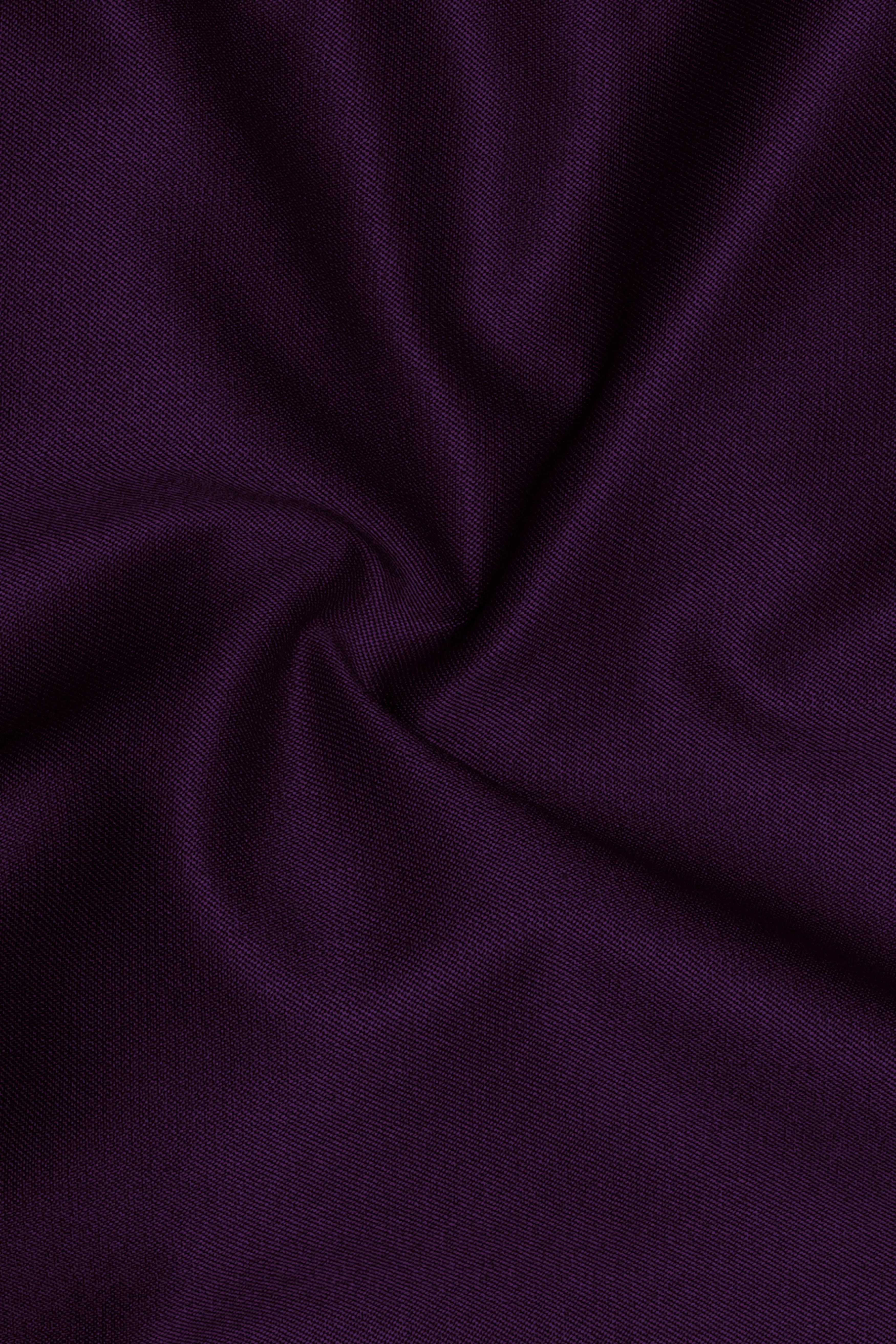 Regal Plum-Eggplant Purple Solid Wool Rich Double Breasted Slight Stretch Suit sold by French Crown product image thumbnail 3
