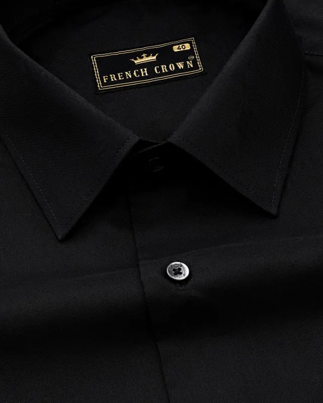 Jade Black Royal Oxford Shirt sold by French Crown