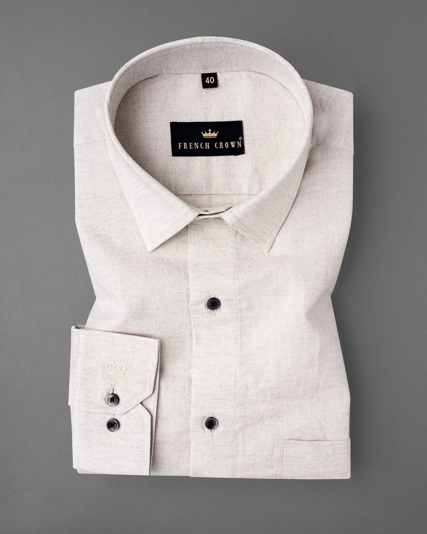 Ebb Luxurious Linen Shirt sold by French Crown product image thumbnail 3