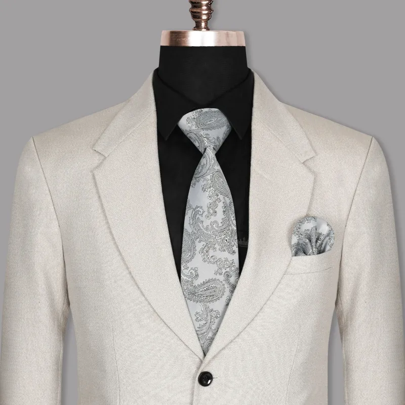 Wan White Textured  Blazer sold by French Crown