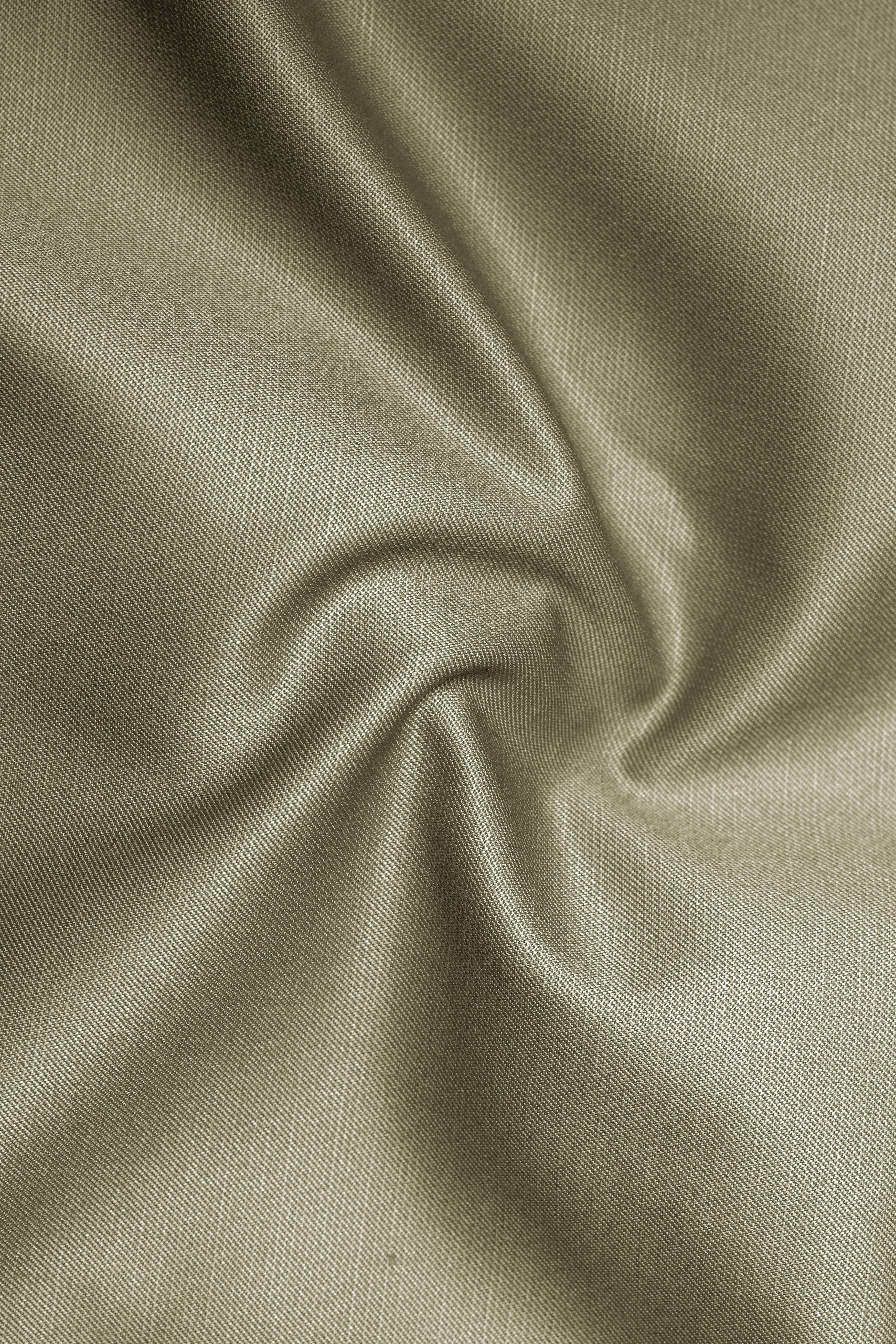 Citron-Lemon Grass Green Solid Wool Rich Single Breasted Slight Stretch Blazer sold by French Crown product image thumbnail 3