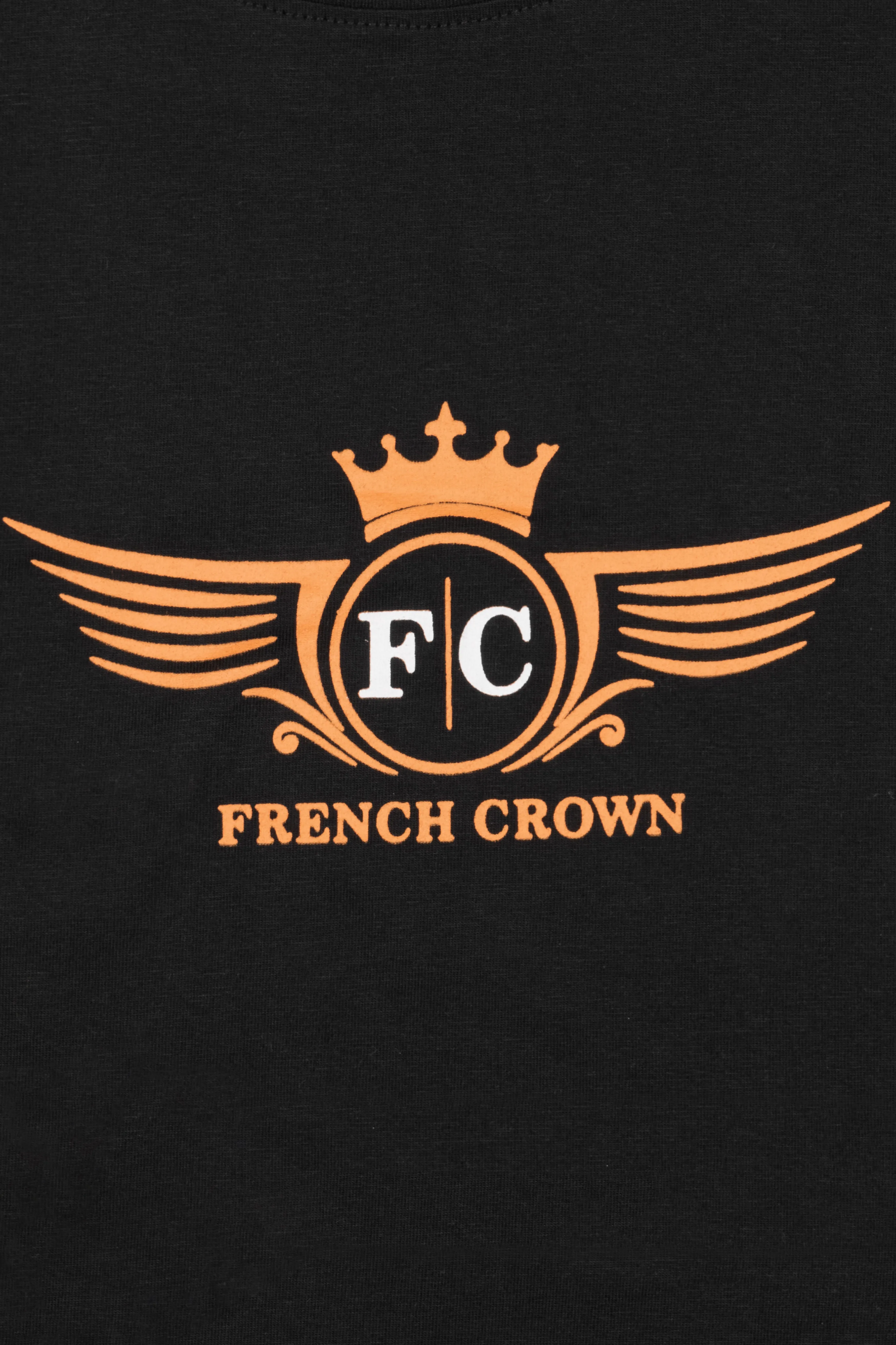 Jade Black Printed Premium Cotton Signature T-Shirt sold by French Crown product image thumbnail 3