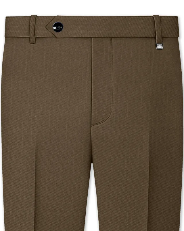 Tortilla Brown Wool Rich Pant sold by French Crown