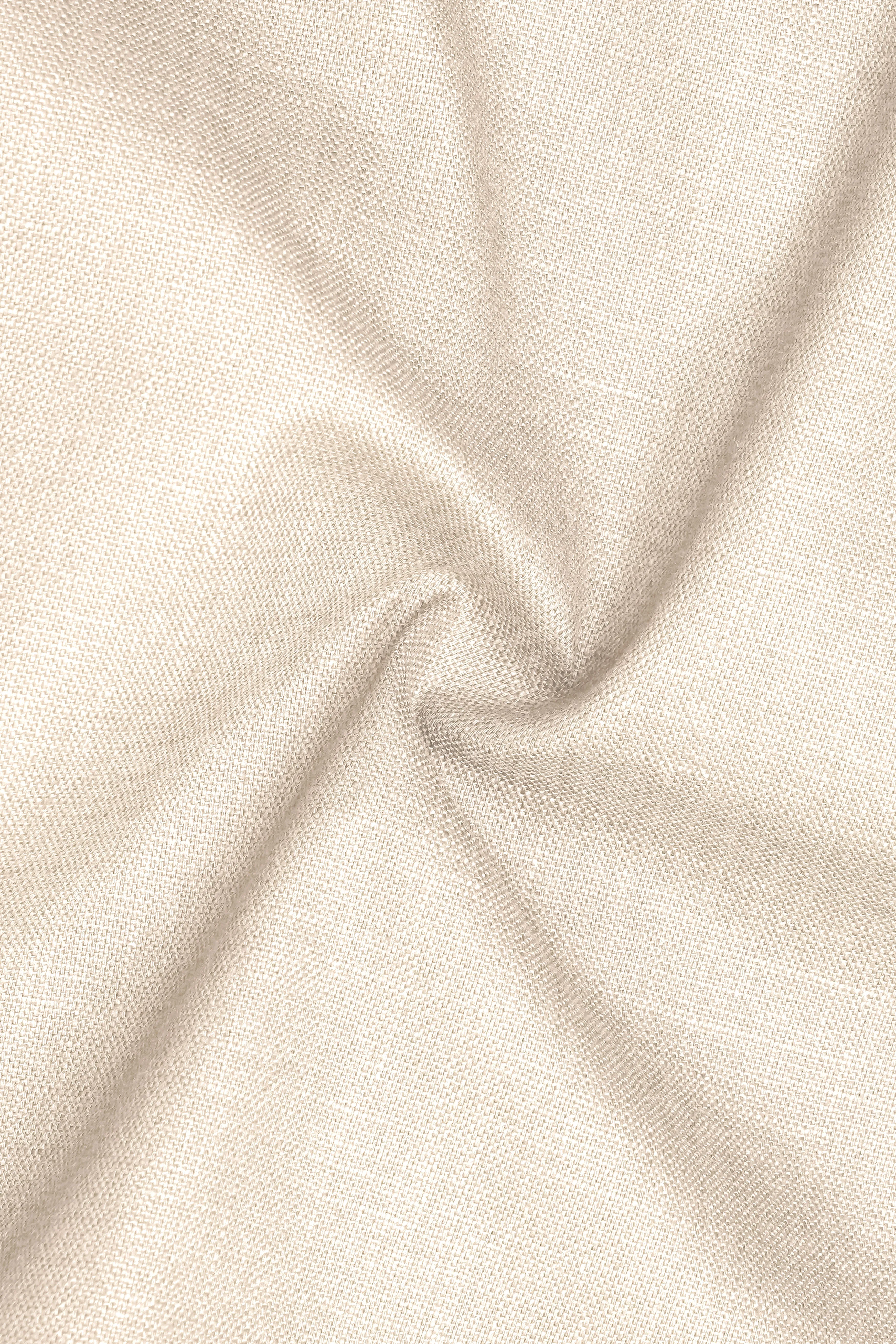 Ivoreo-Merino Cream Luxurious Linen Single Breasted Stretchable traveler Blazer sold by French Crown product image thumbnail 3