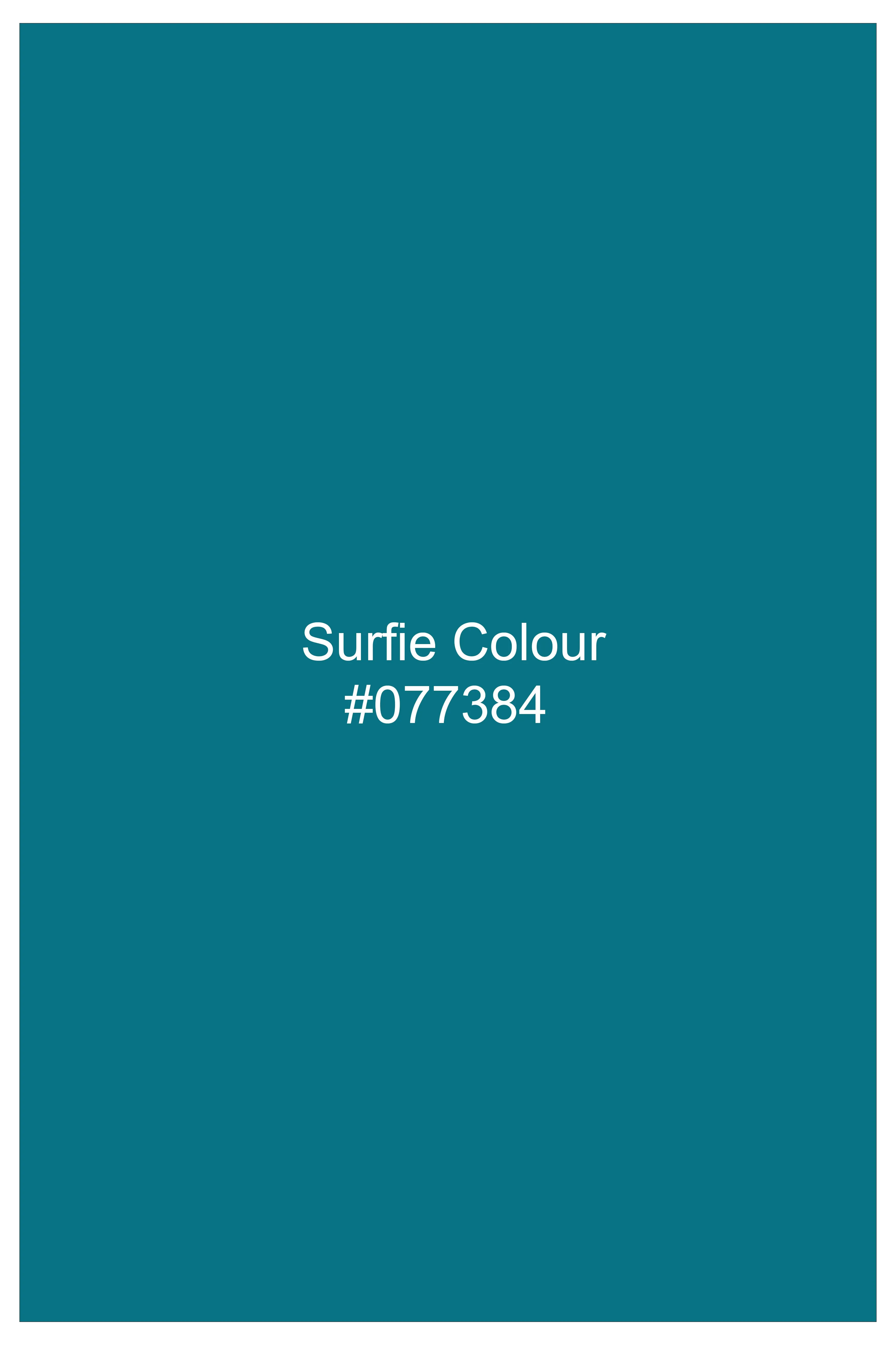 Zephir-Surfie Green Wool Rich Slight Stretch Waistcoat sold by French Crown product image thumbnail 5