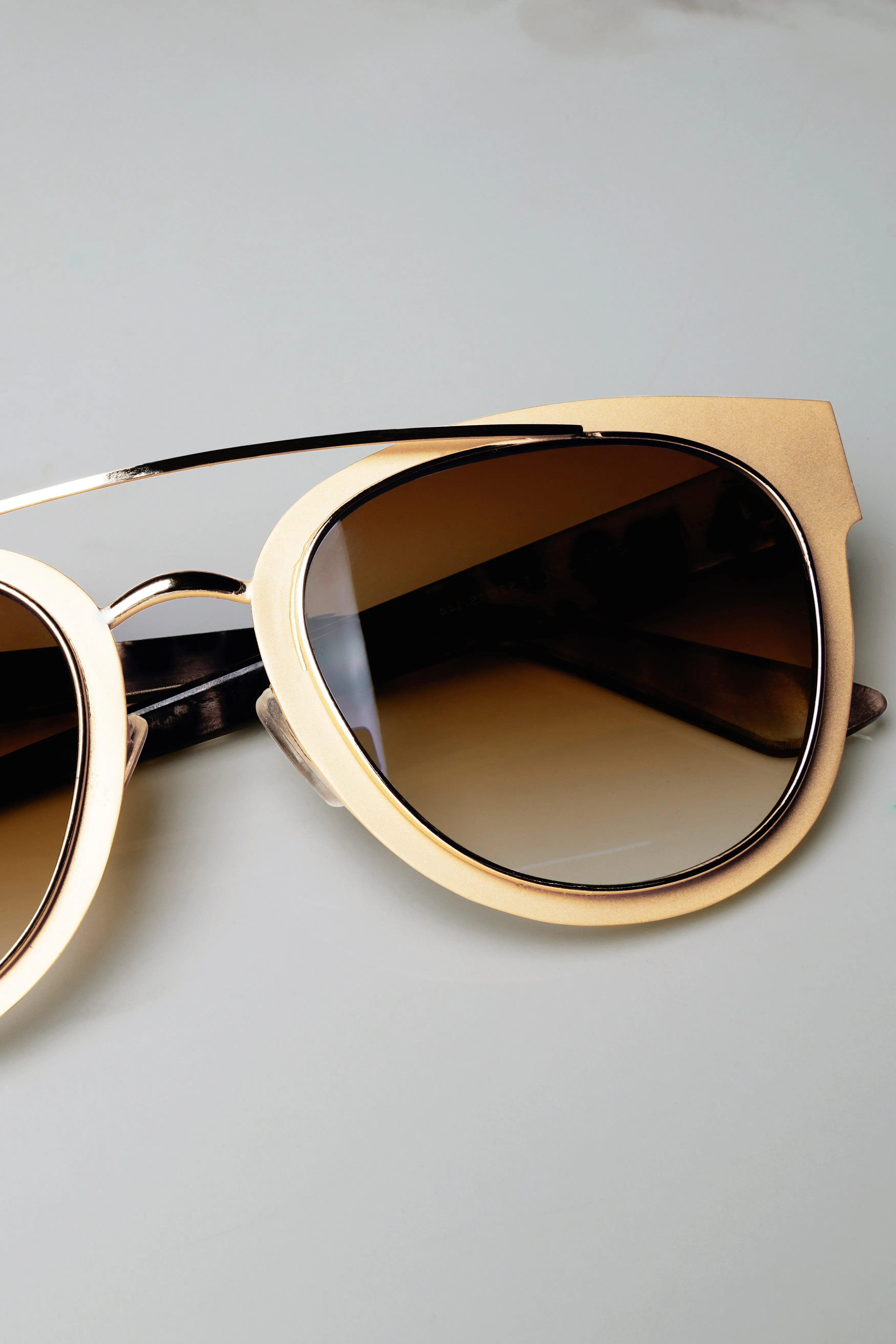 Celvoro-Sandstone Brown French Crown Full Rim Unisex Sunglasses sold by French Crown product image thumbnail 4