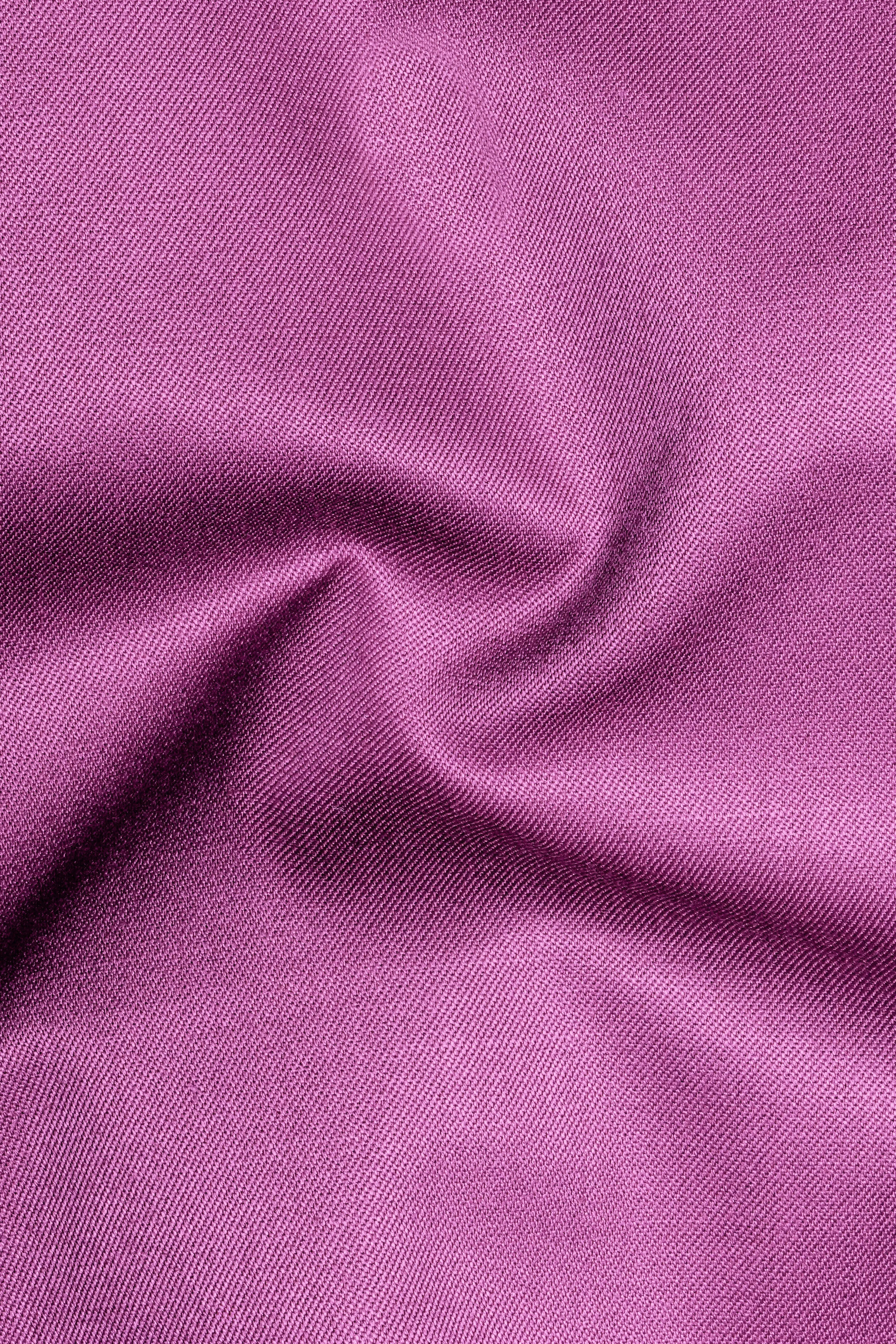 Rosvoy-Trendy Pink Wool Rich Double Breasted Slight Stretch Suit sold by French Crown product image thumbnail 3