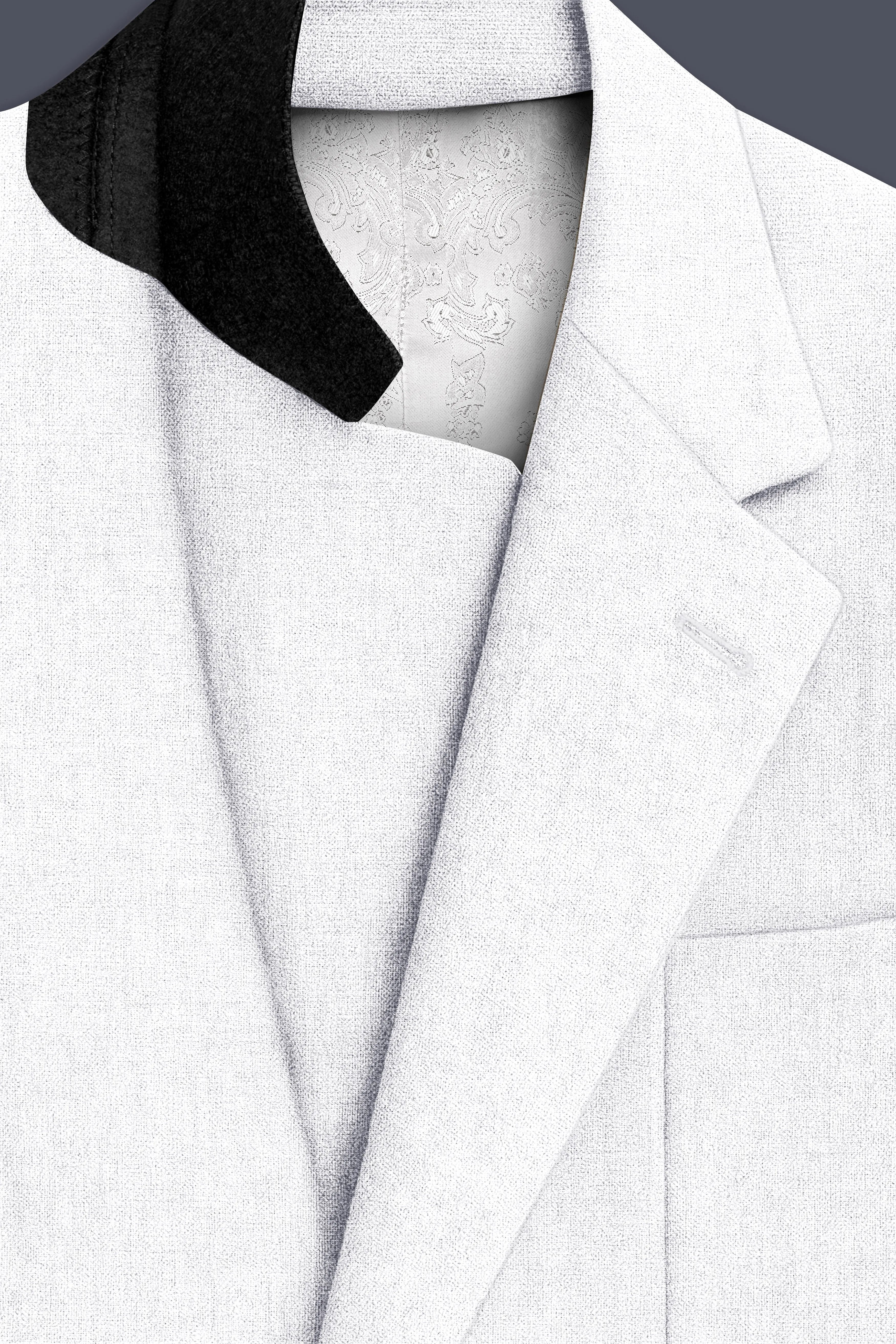 Alvesso-Bright White Luxurious Linen Single Breasted Stretchable traveler Suit sold by French Crown product image thumbnail 5