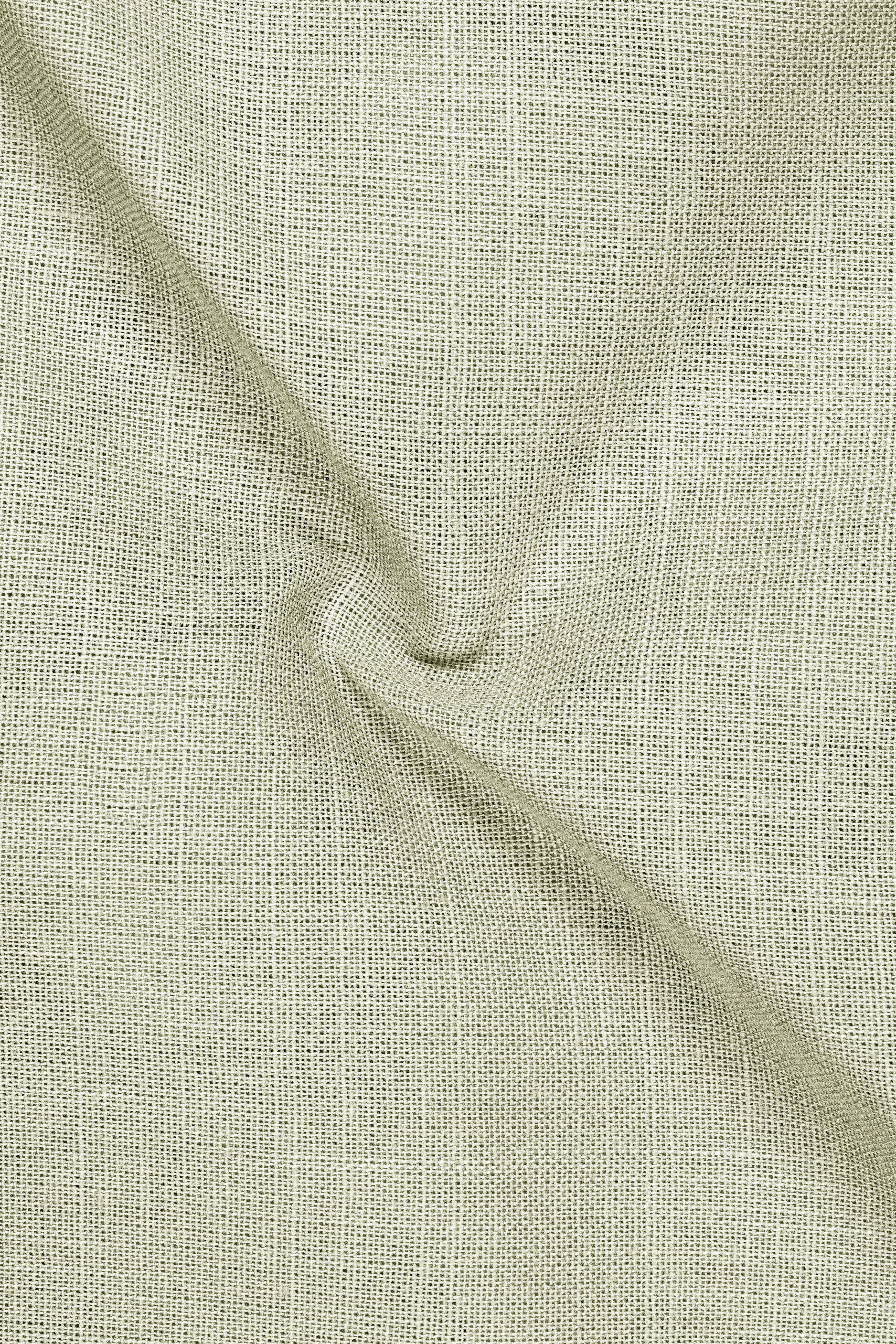 Virenza-Thistle Green Luxurious Linen Single Breasted Sports Suit sold by French Crown product image thumbnail 3