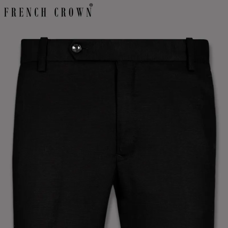 Jade Black Premium Cotton Pant sold by French Crown