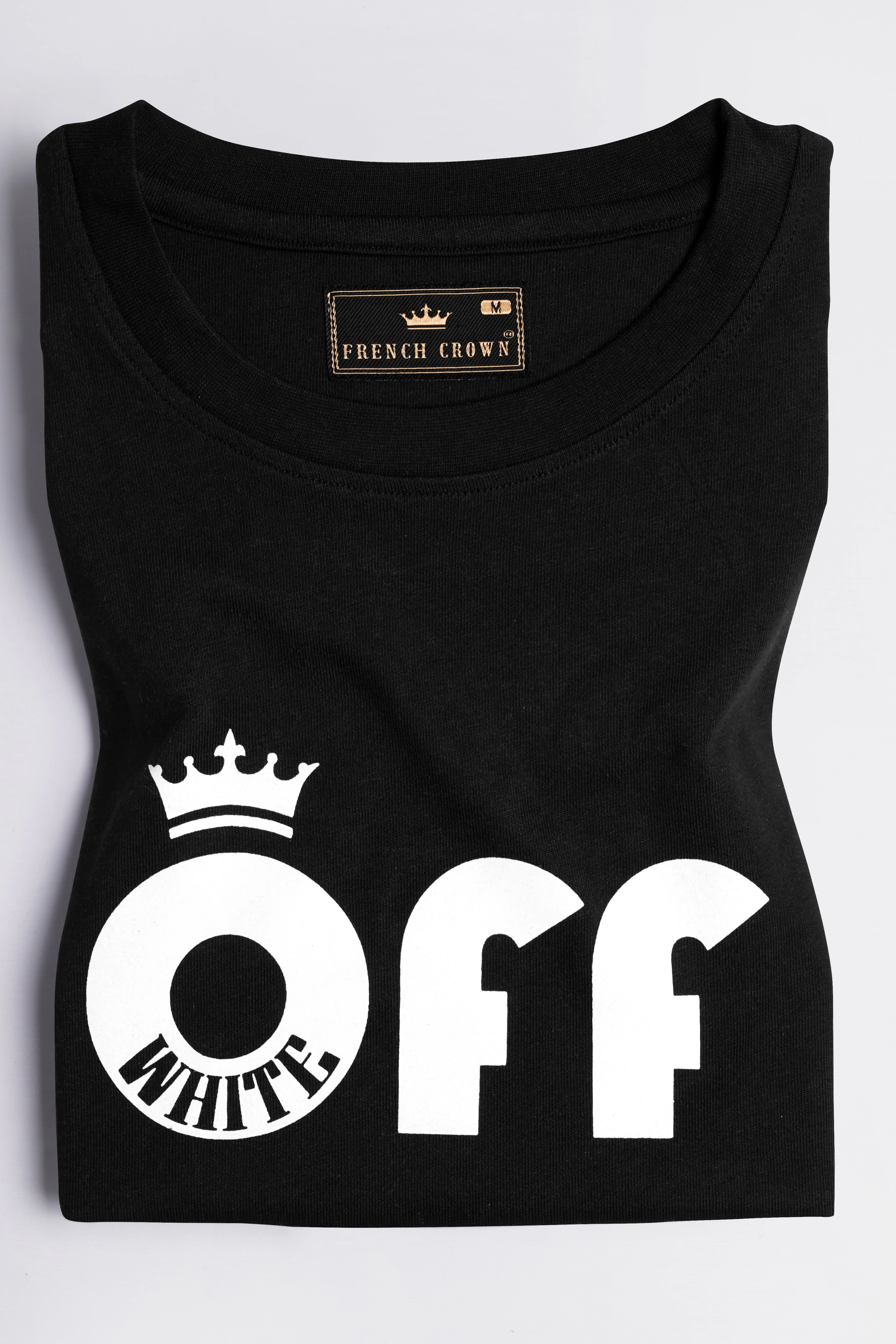 Jade Black Premium Cotton T-shirt sold by French Crown product image thumbnail 2