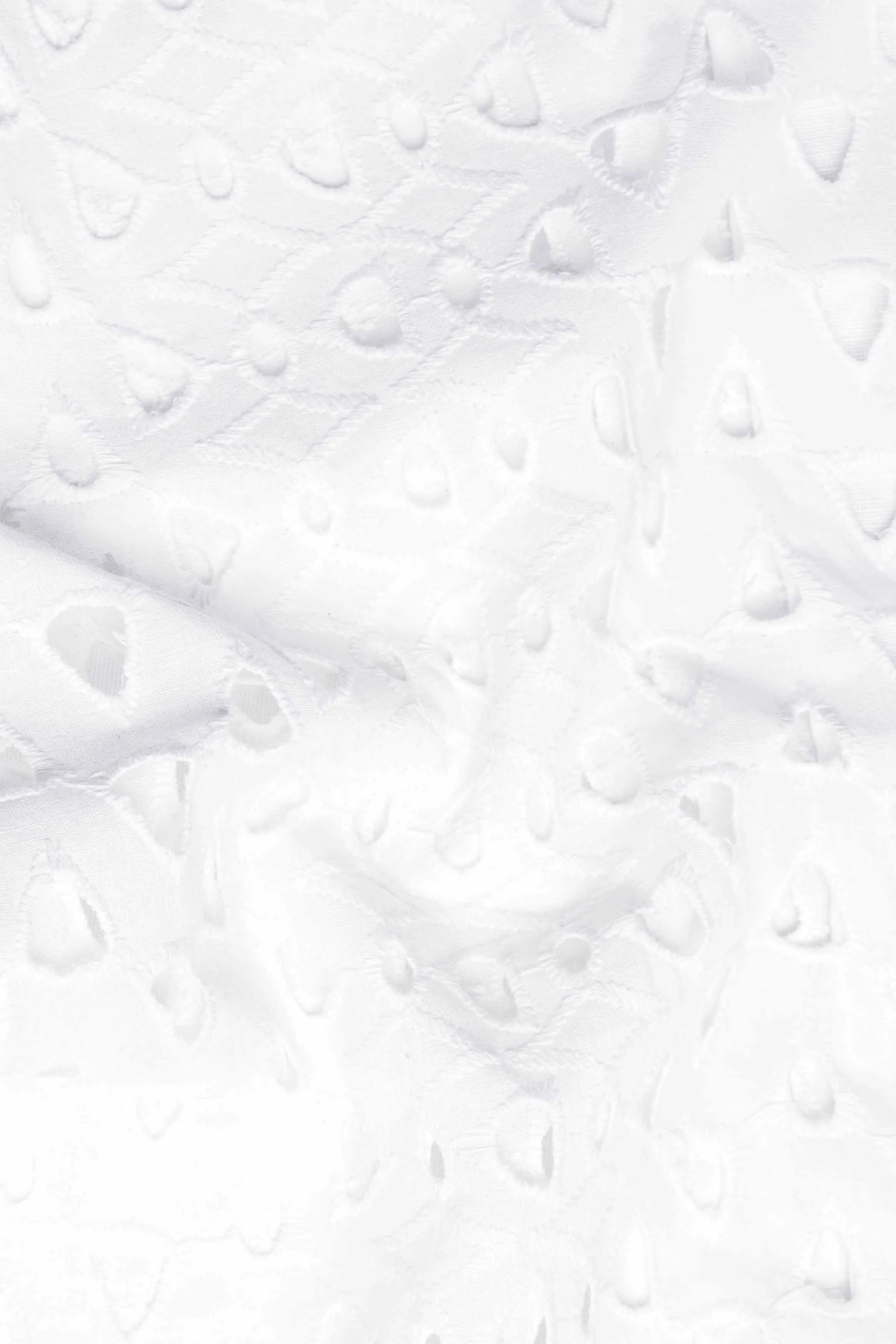 Bright White Premium Cotton Designer Shirt sold by French Crown product image thumbnail 3