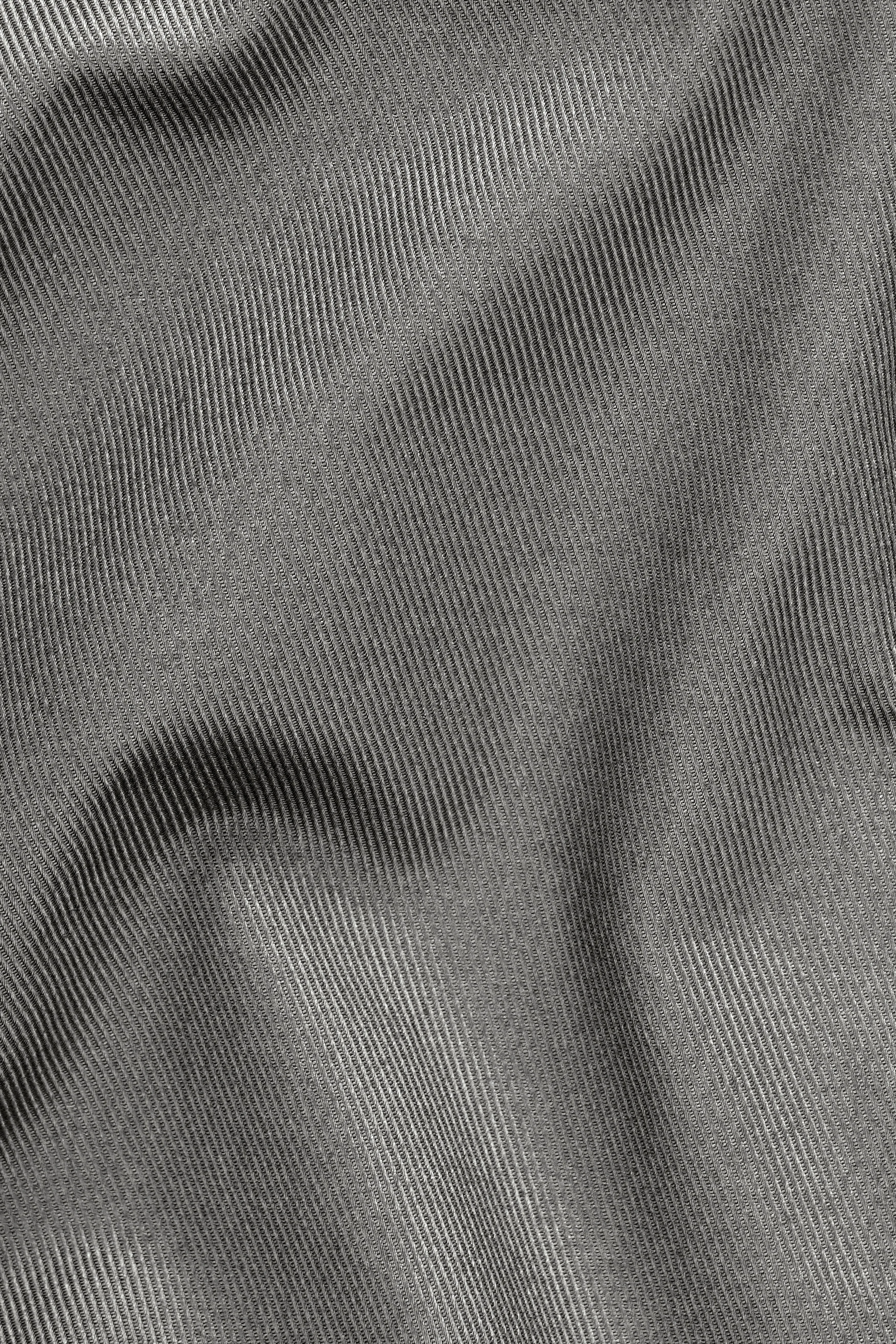 Mountain Gray Twill Cotton Shirt sold by French Crown product image thumbnail 2