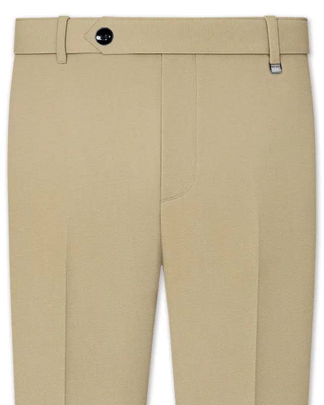 Yuma Cream Wool Rich Pant sold by French Crown