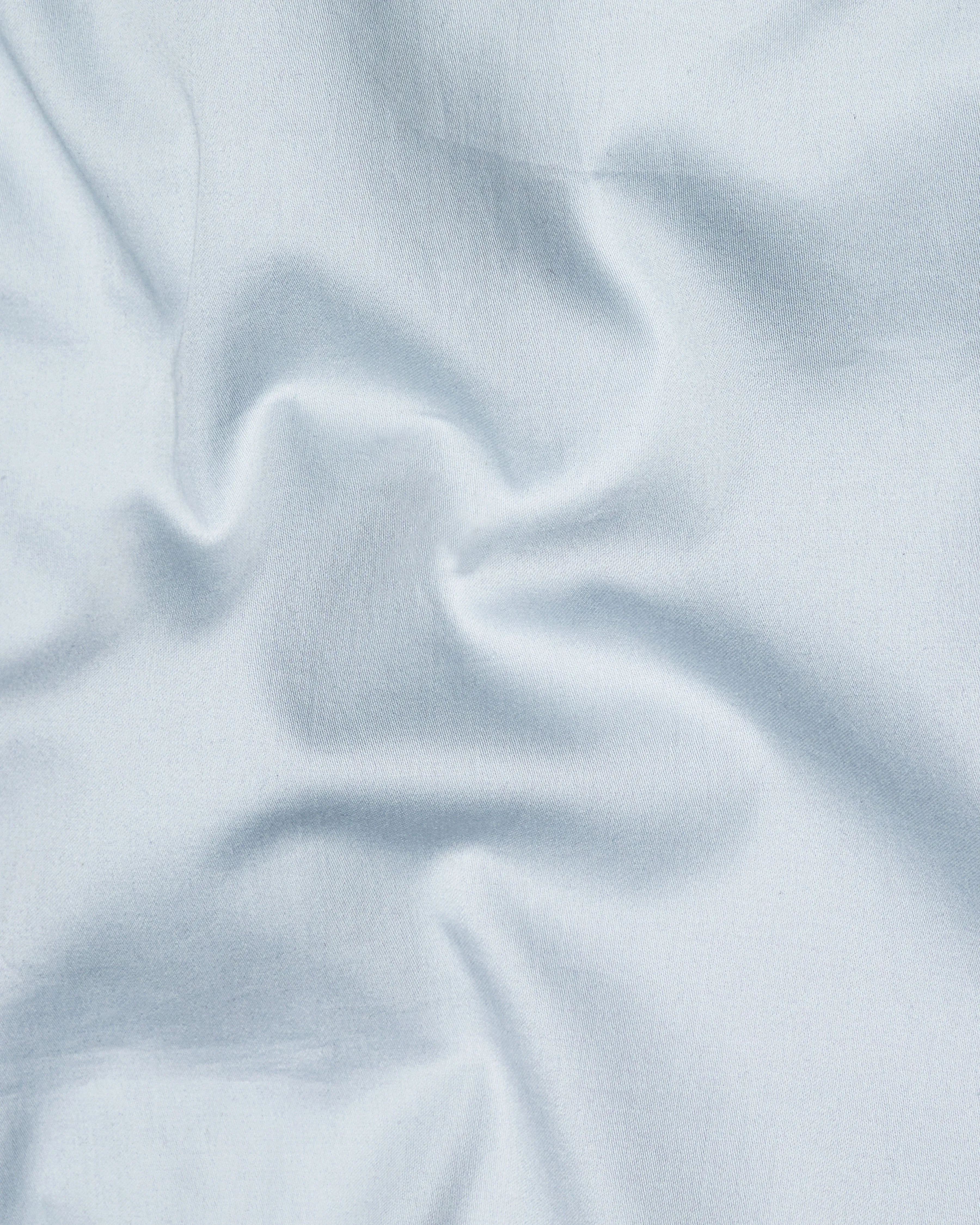 Oyster Blue Subtle Sheen Super Soft Premium Cotton Shirt sold by French Crown product image thumbnail 2