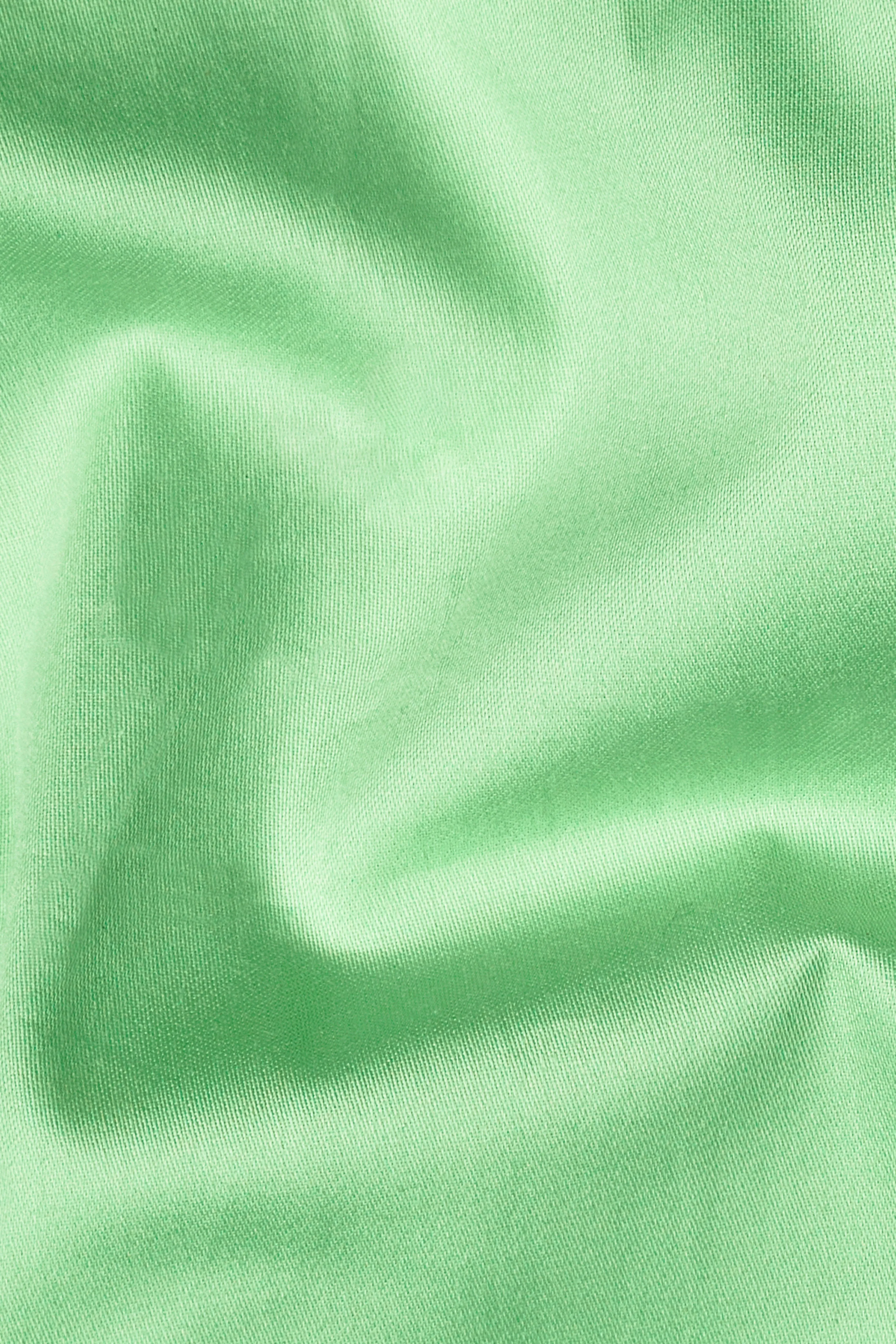 Celadon Green Subtle Sheen Super Soft Premium Cotton Kurta Set sold by French Crown product image thumbnail 3
