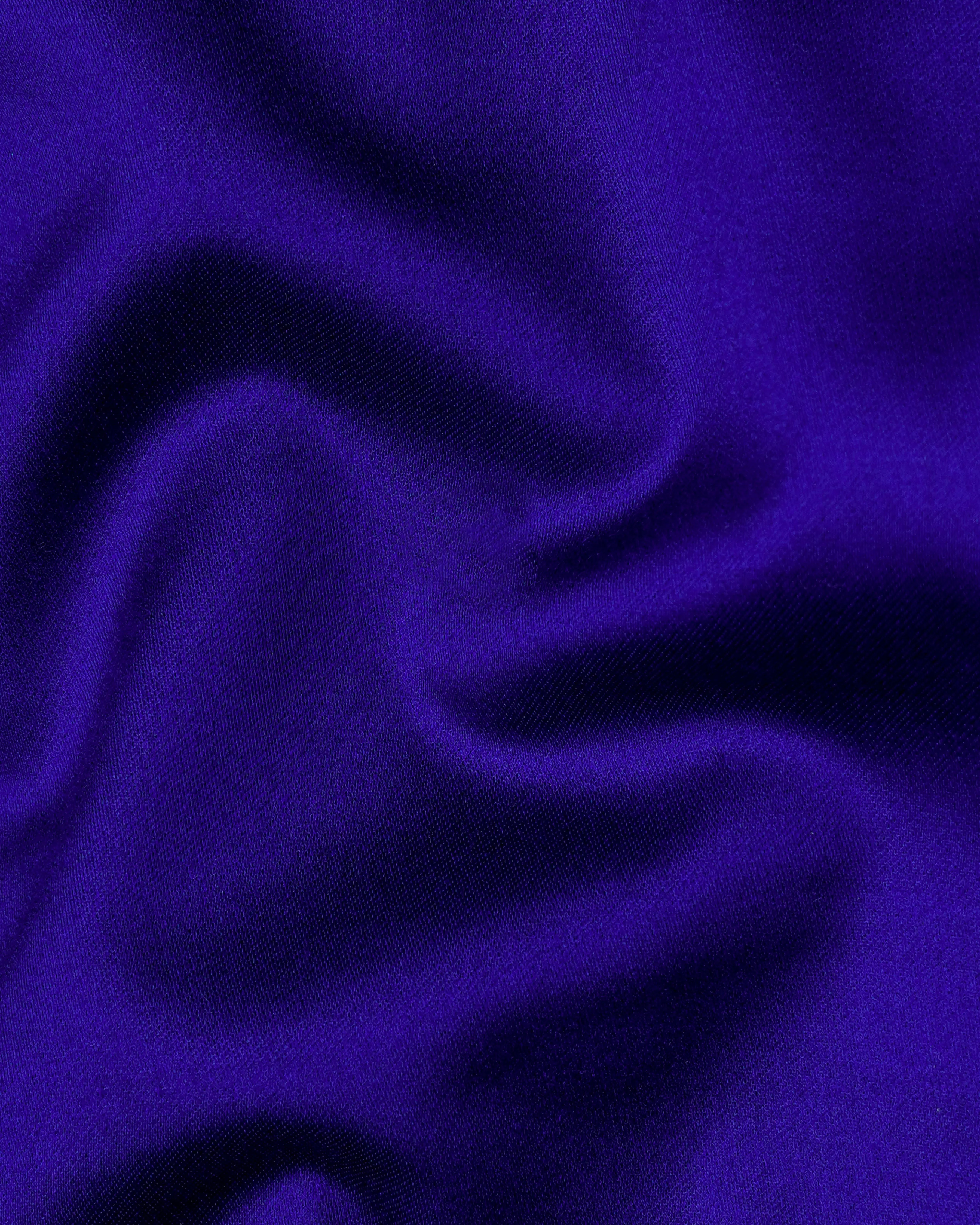 Indigo Blue Super Soft Premium Cotton Shirt sold by French Crown product image thumbnail 2