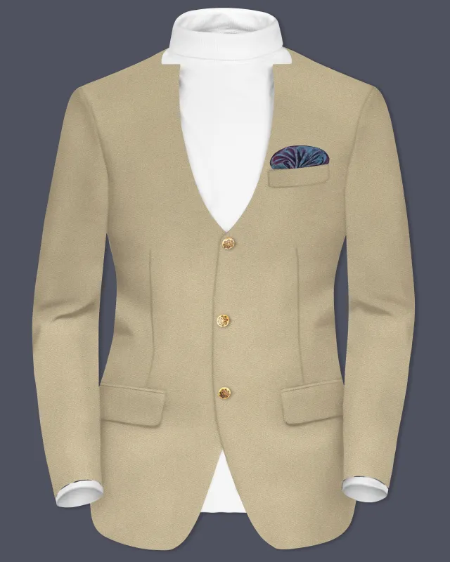 Arovian-Arrowtown Brown Wool Rich Designer Blazer sold by French Crown