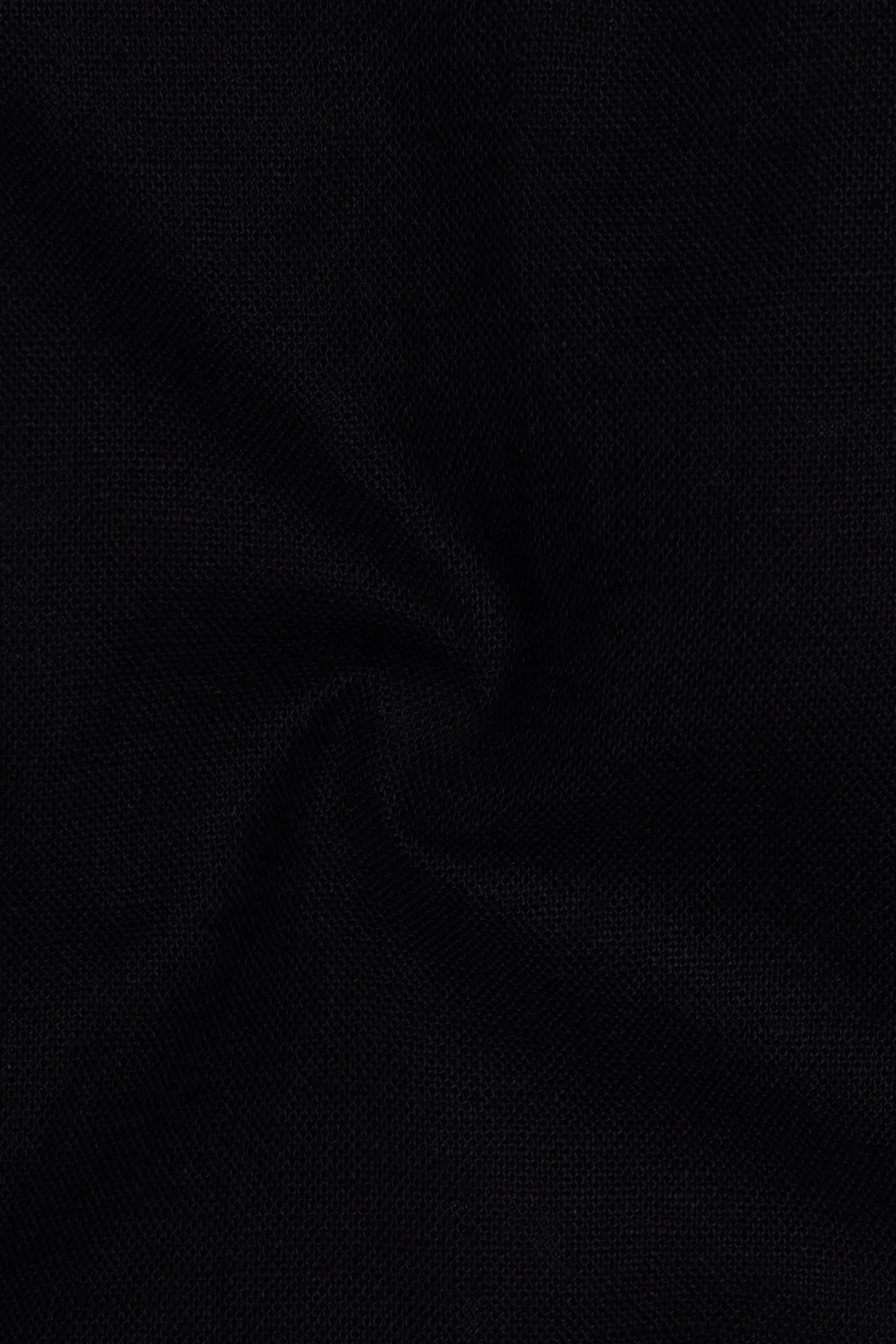Nerjade-Jade Black Luxurious Linen Dress Shirt sold by French Crown product image thumbnail 3