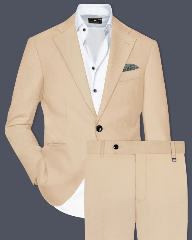Sandrift Brown Premium Cotton Suit sold by French Crown