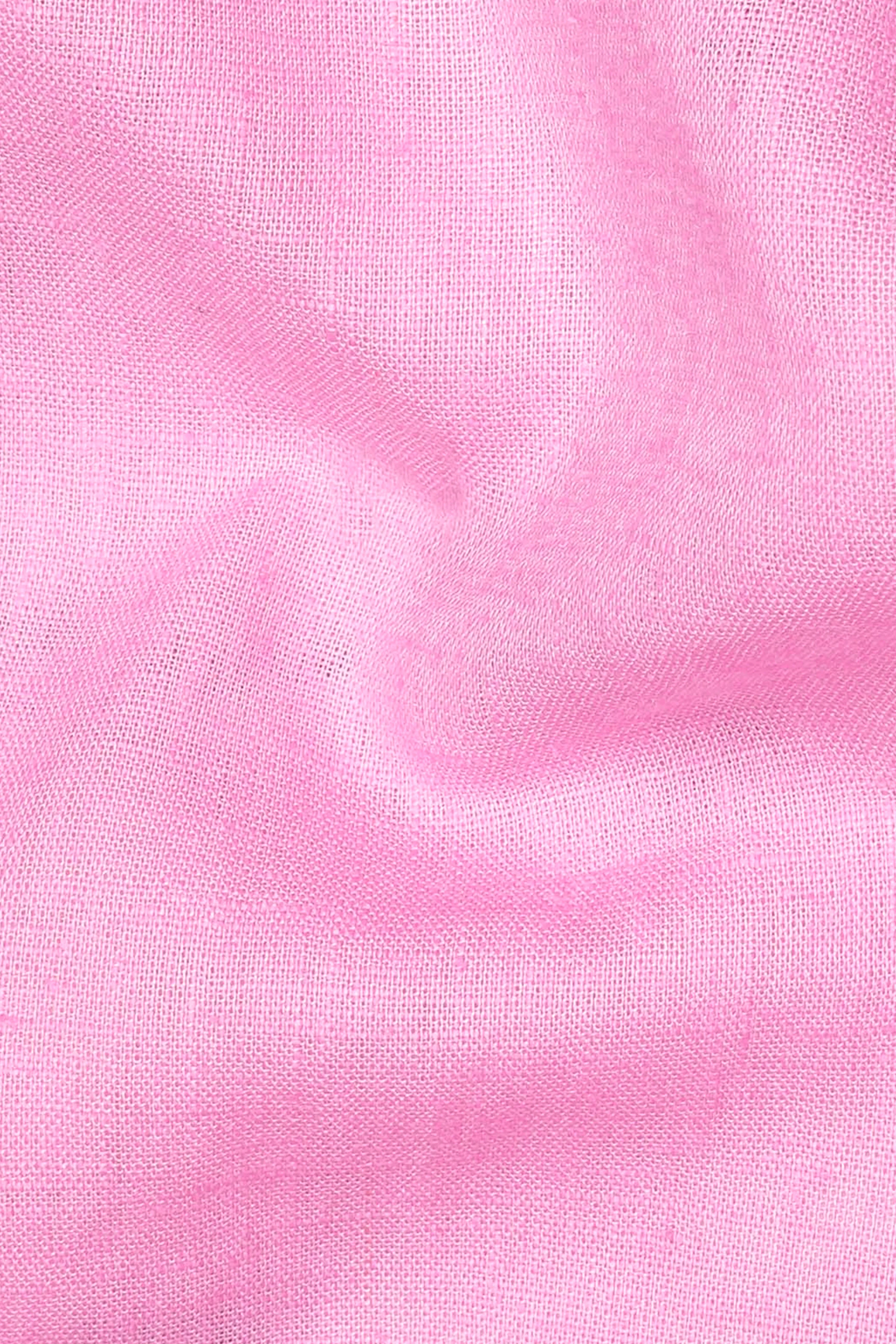 Can Can Pink Luxurious Linen Shirt sold by French Crown product image thumbnail 2