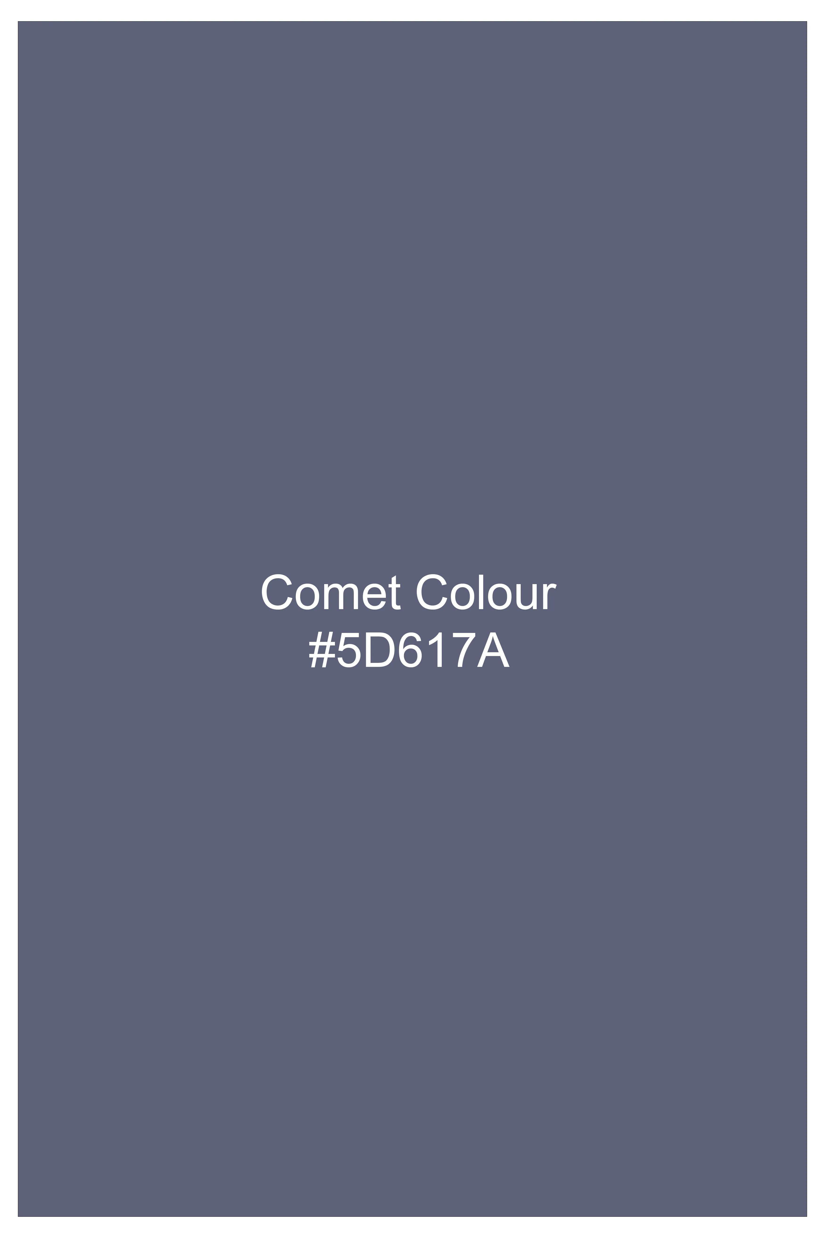 Zenith-Comet Gray Solid Wool Rich Slight Stretch Waistcoat sold by French Crown product image thumbnail 5