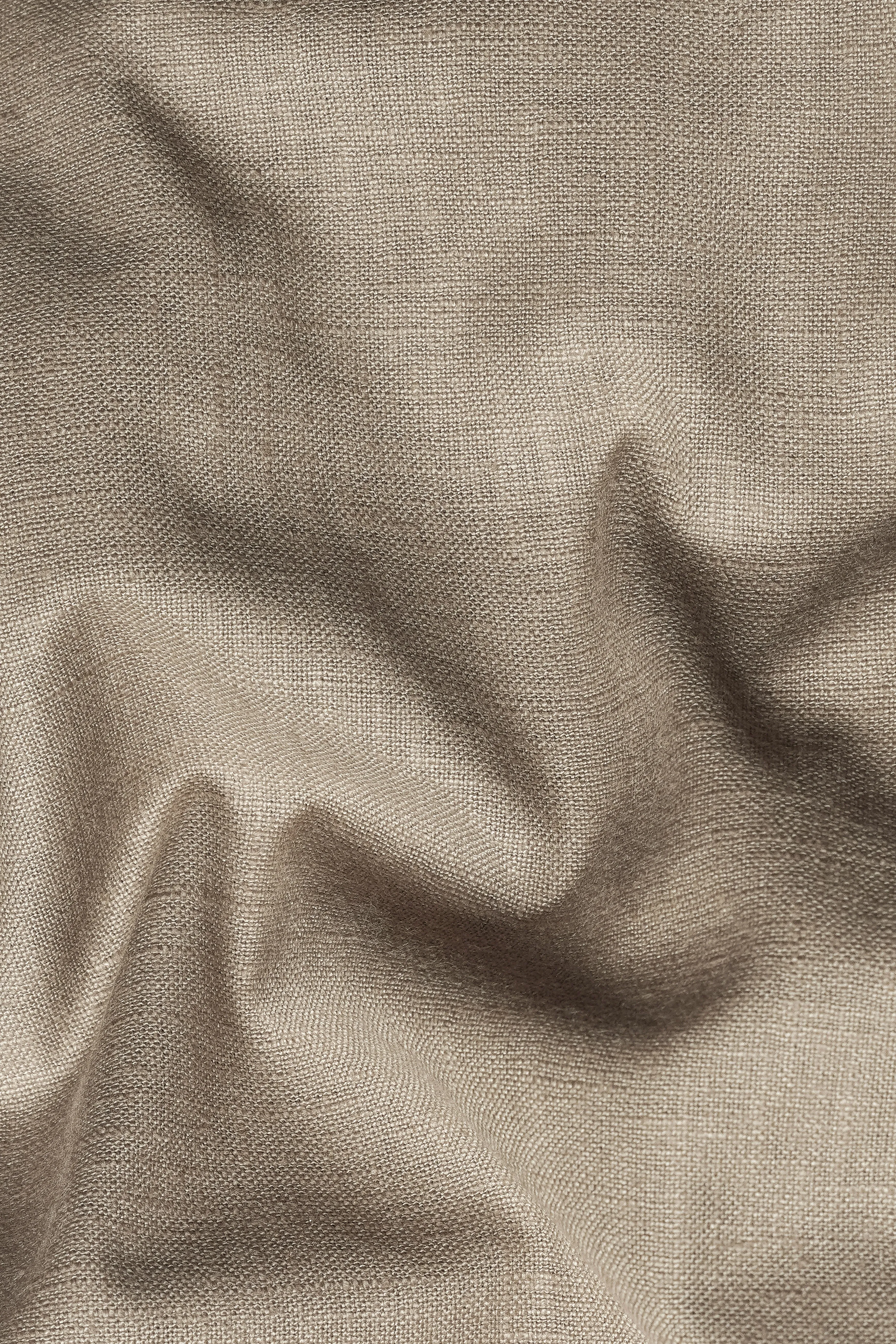 Oyster Brown Luxurious Linen Double Breasted Sports Suit sold by French Crown product image thumbnail 3