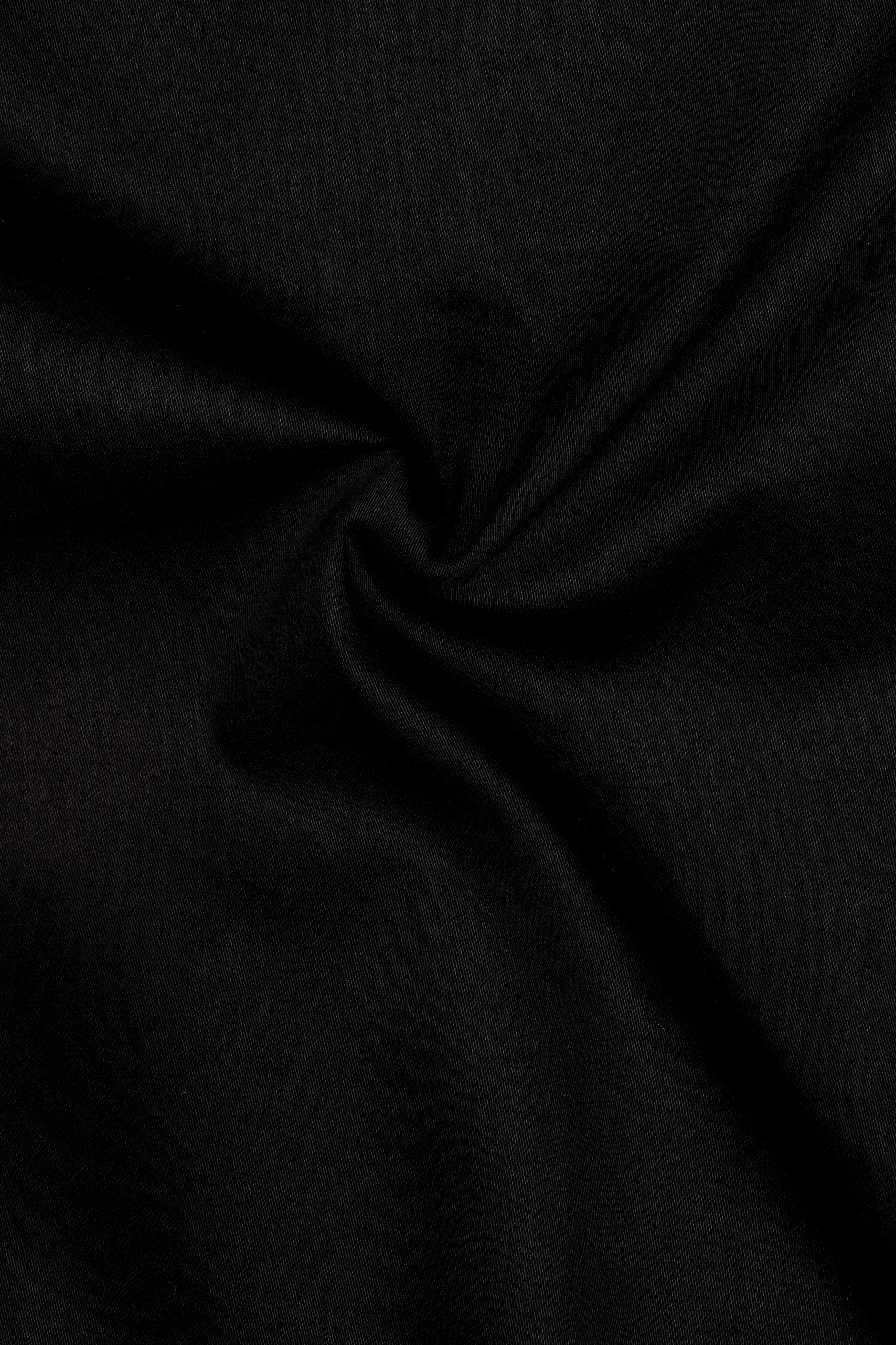 Thunder Violet with Jade Black Super Soft Premium Cotton Designer Shirt sold by French Crown product image thumbnail 3