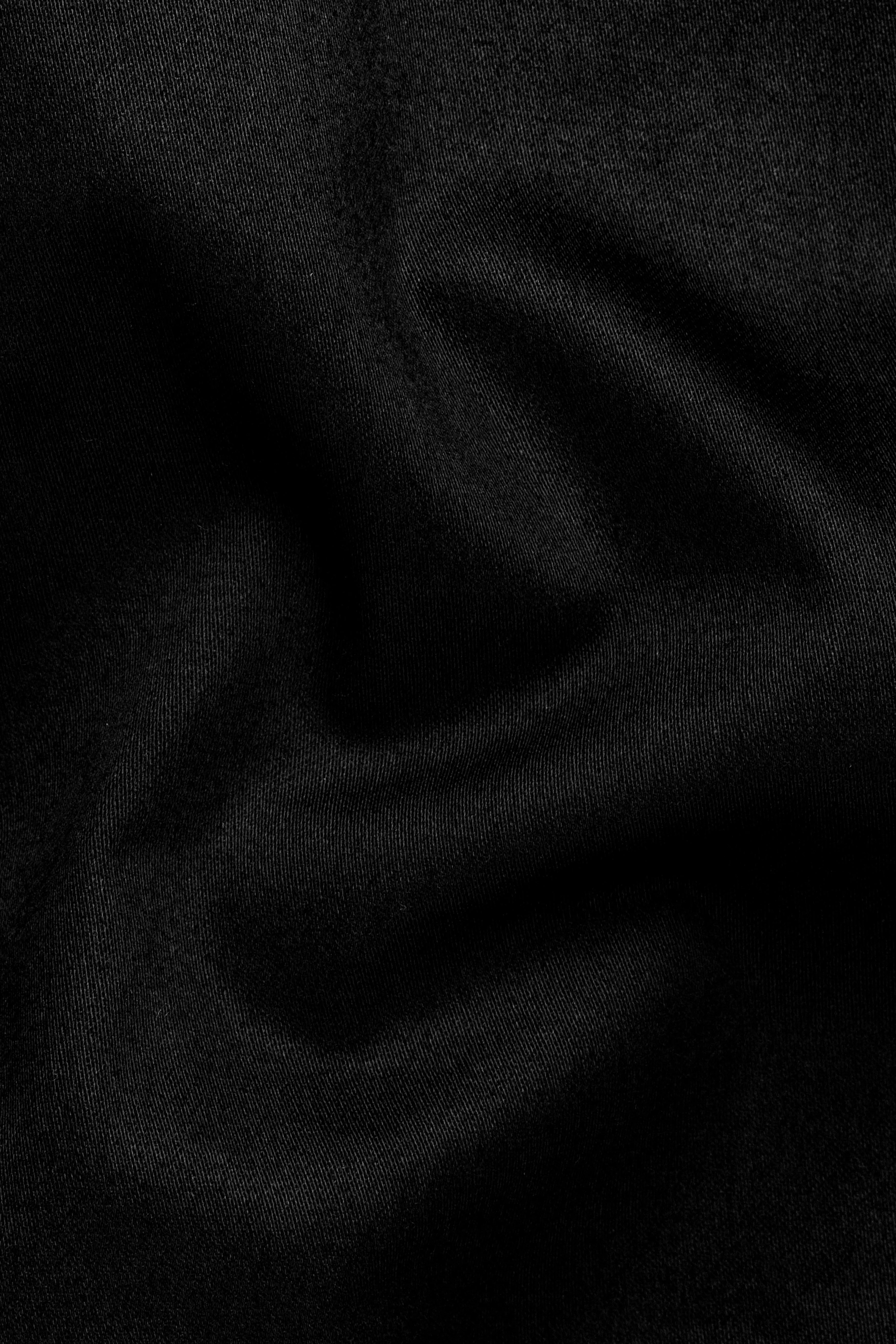 Jade Black Solid Stretchable Premium Cotton traveler Blazer sold by French Crown product image thumbnail 3