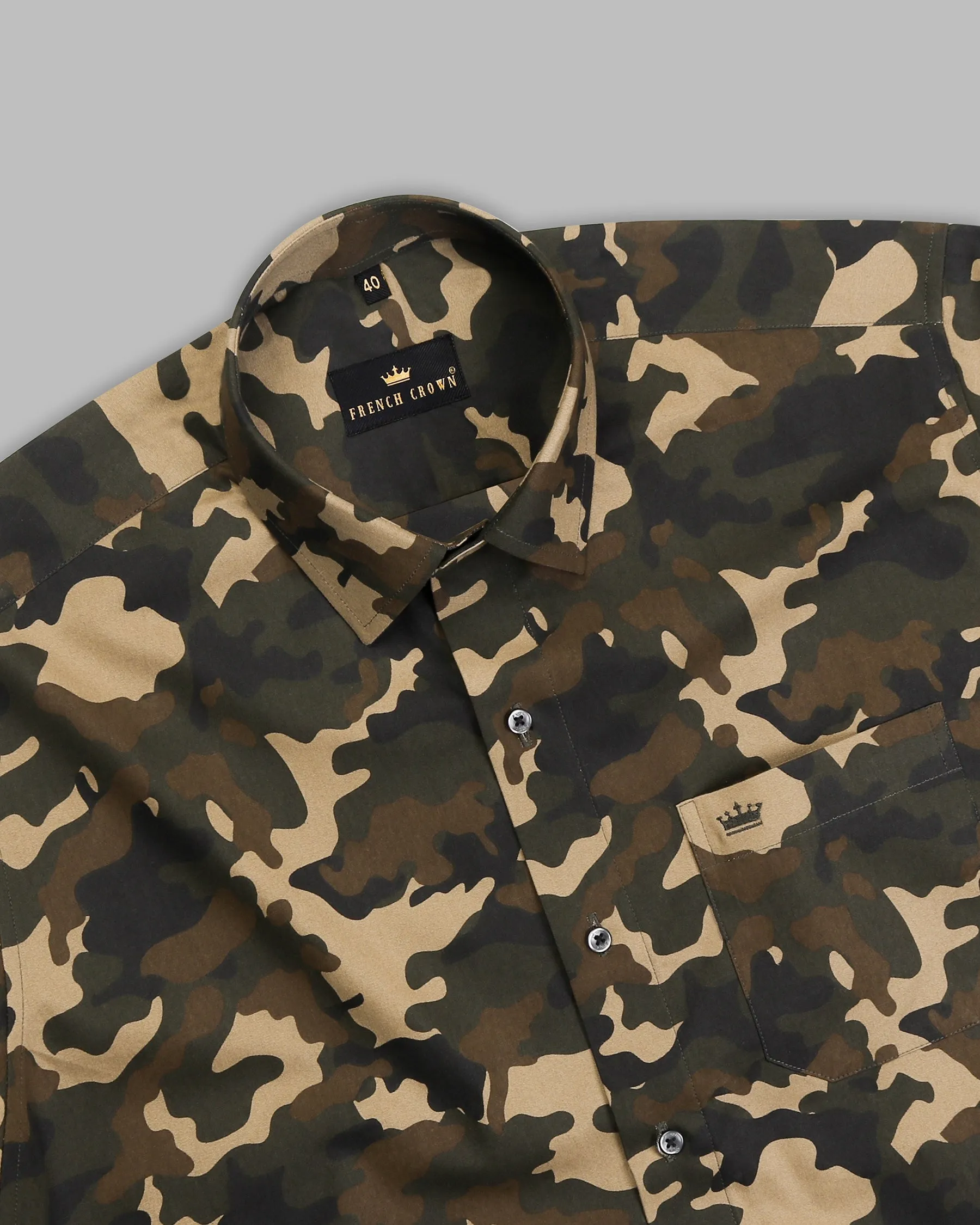 Military Royal Oxford Shirt sold by French Crown product image thumbnail 4