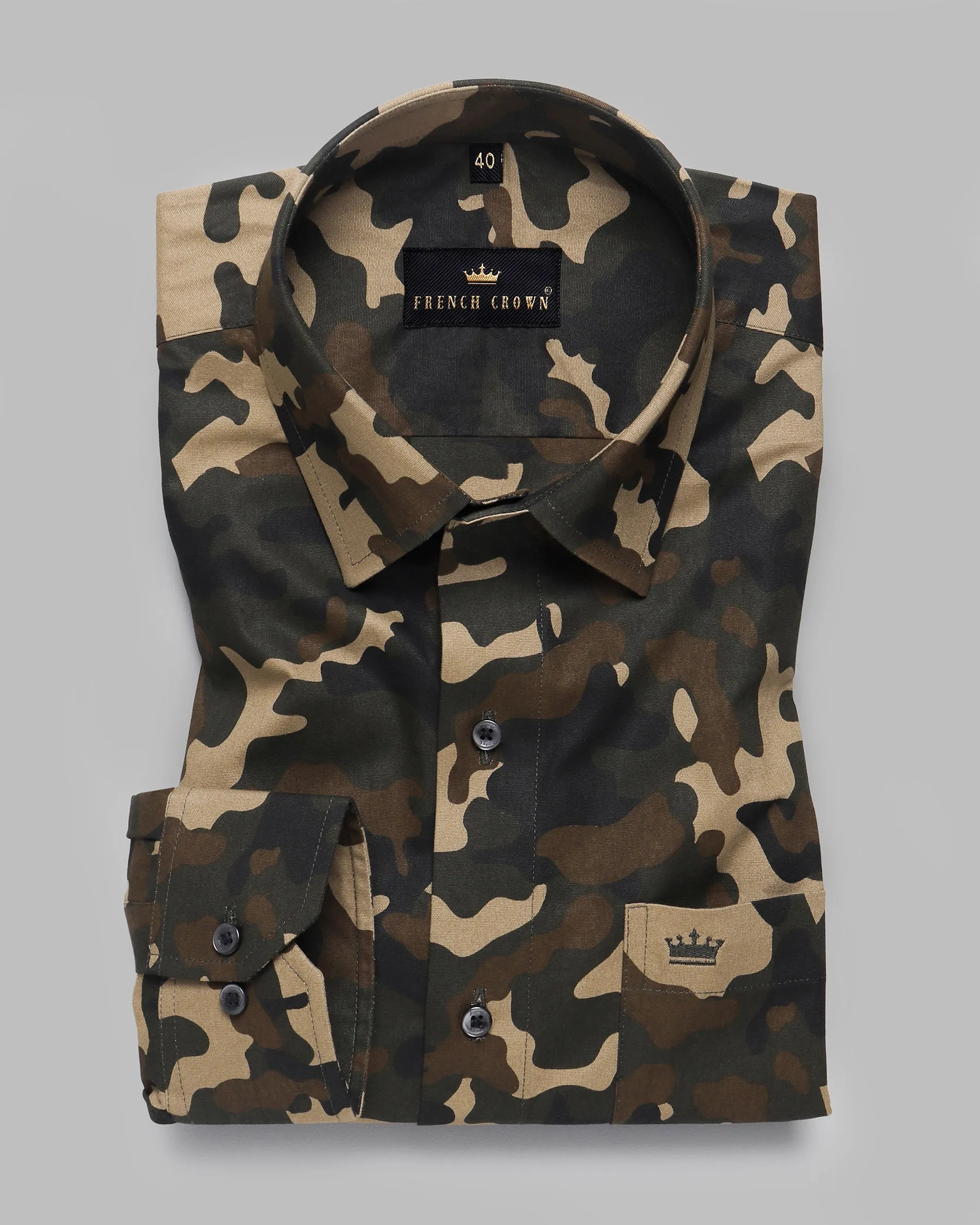 Military Royal Oxford Shirt sold by French Crown product image thumbnail 3