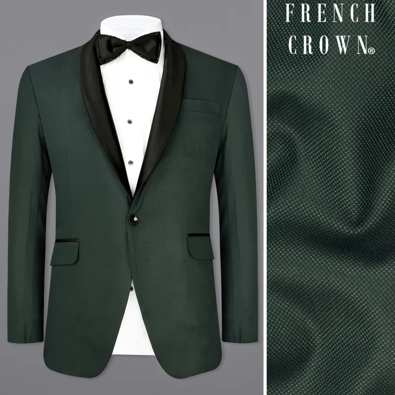 Heavy Metal Green Tuxedo Blazer made by French Crown
