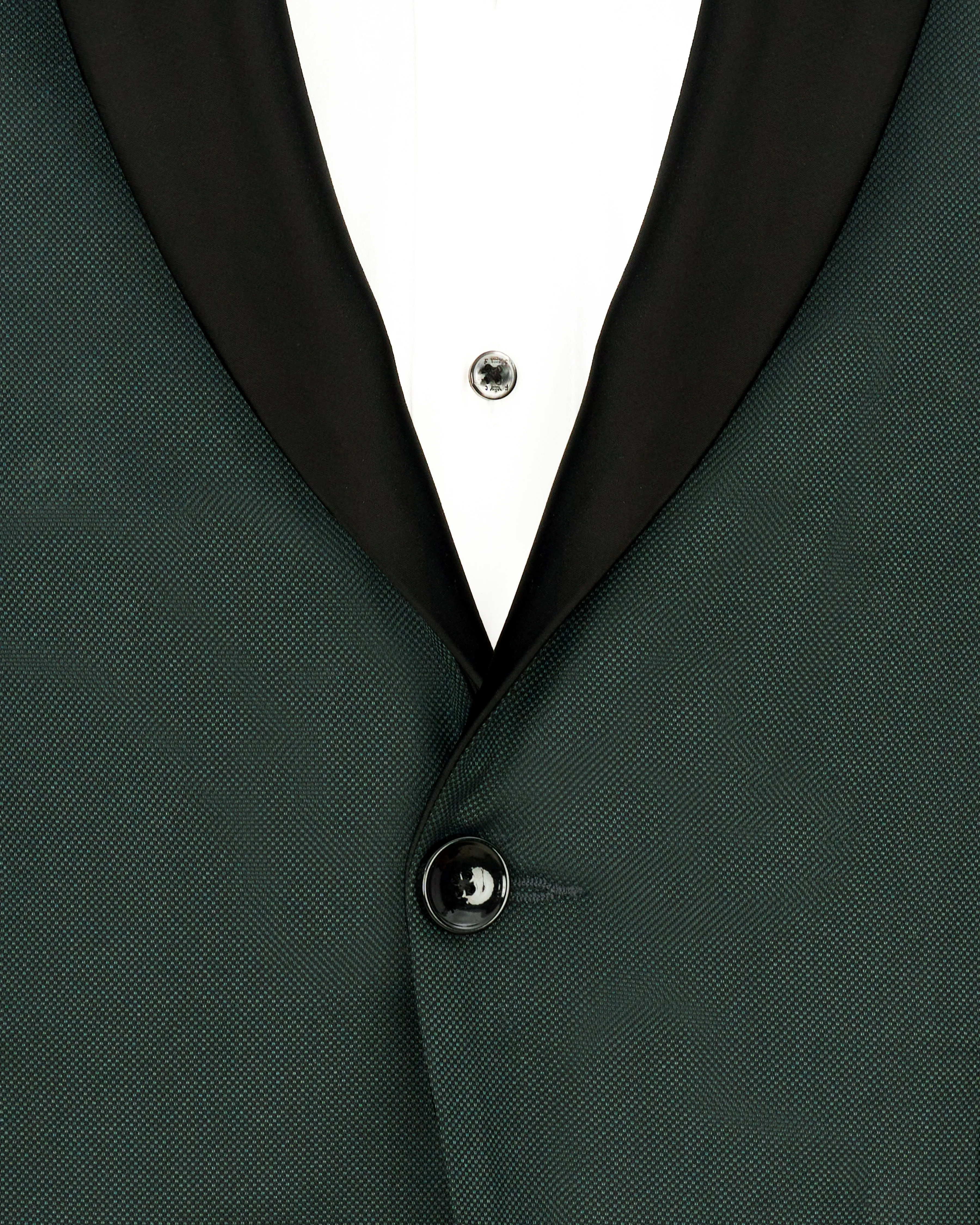 Heavy Metal Green Tuxedo Blazer sold by French Crown product image thumbnail 4