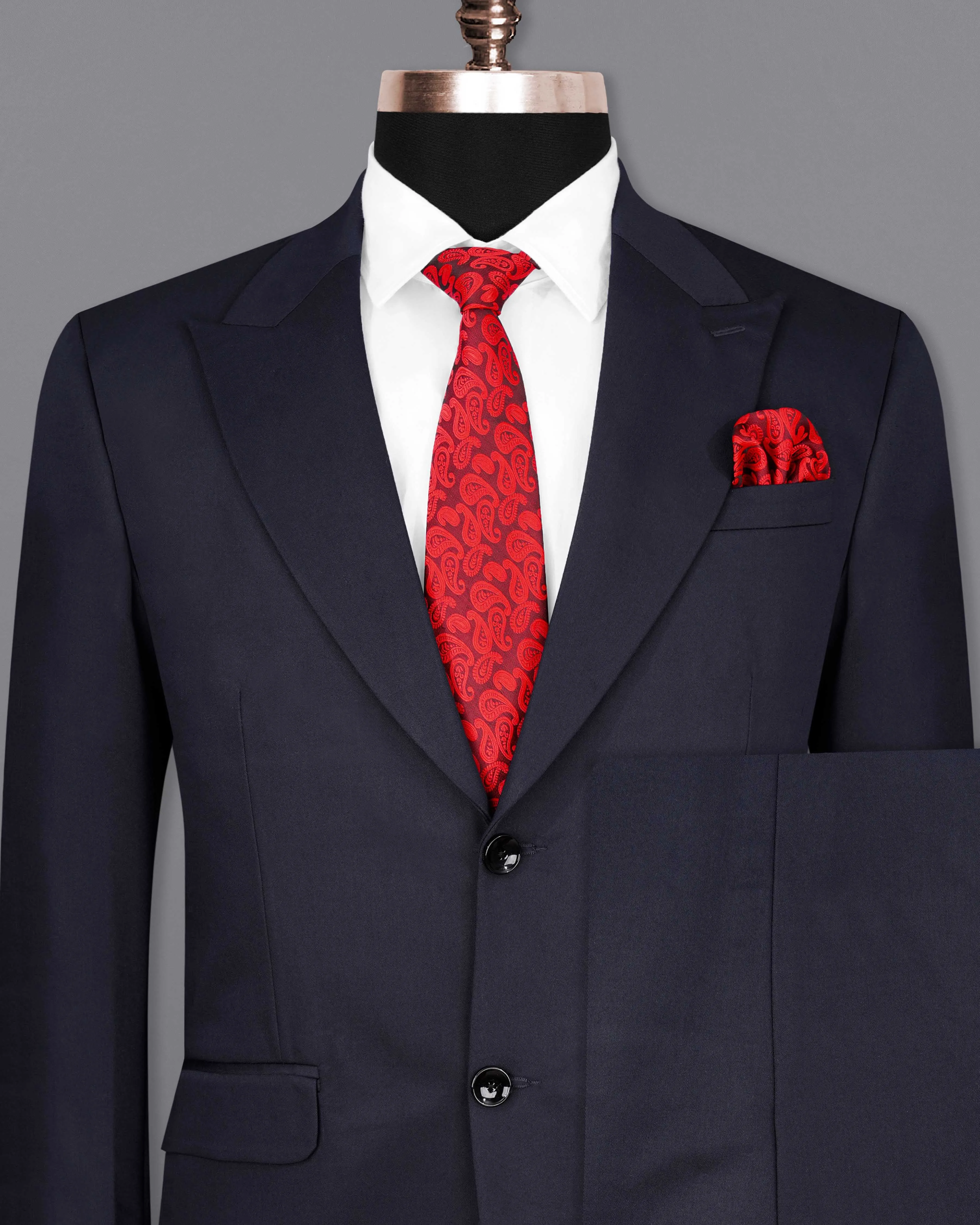 Haiti Blue Single Breasted Suit sold by French Crown product image thumbnail 2