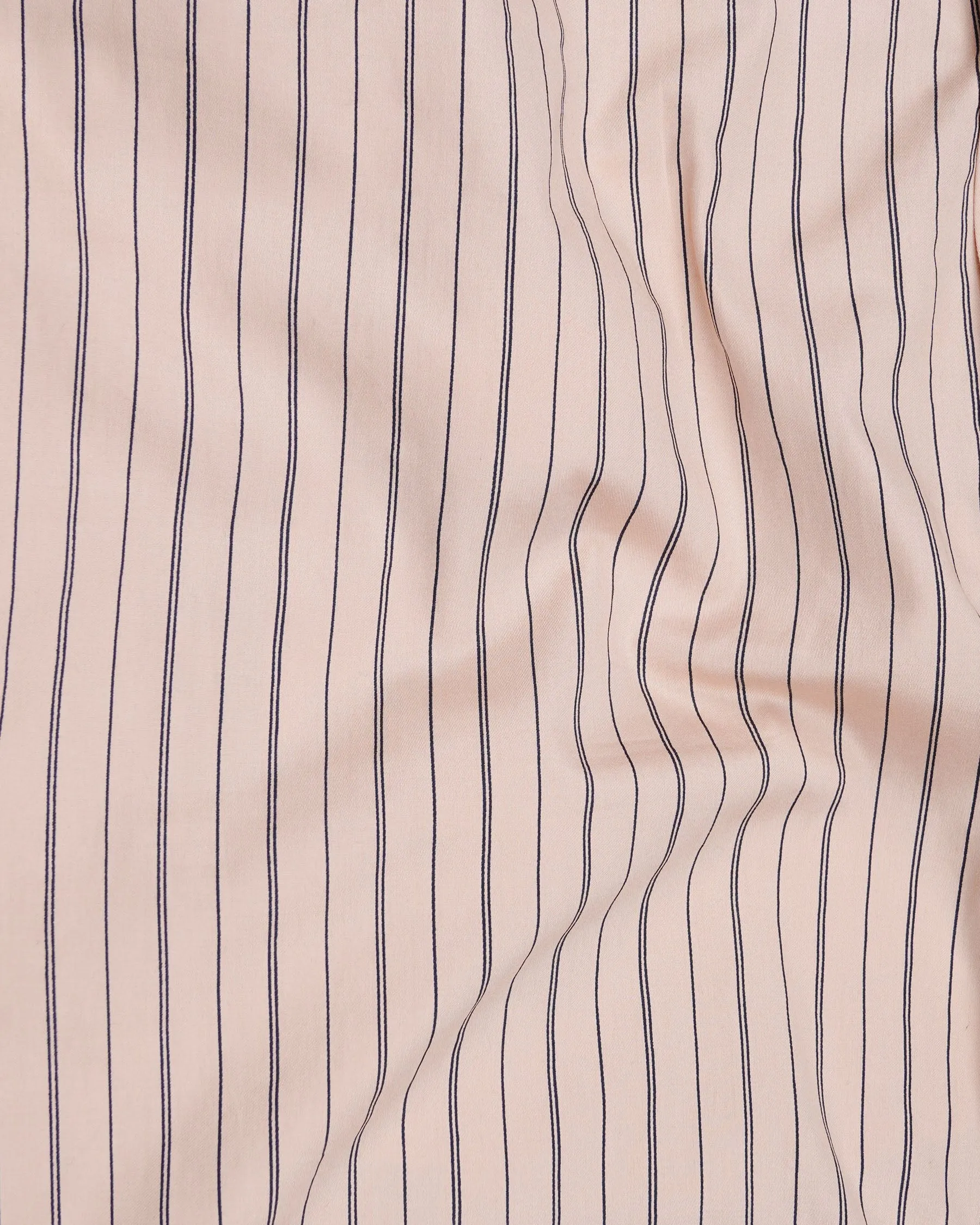 Timberwolf Brown with Black Striped Super Soft Premium Cotton Shirt sold by French Crown product image thumbnail 2