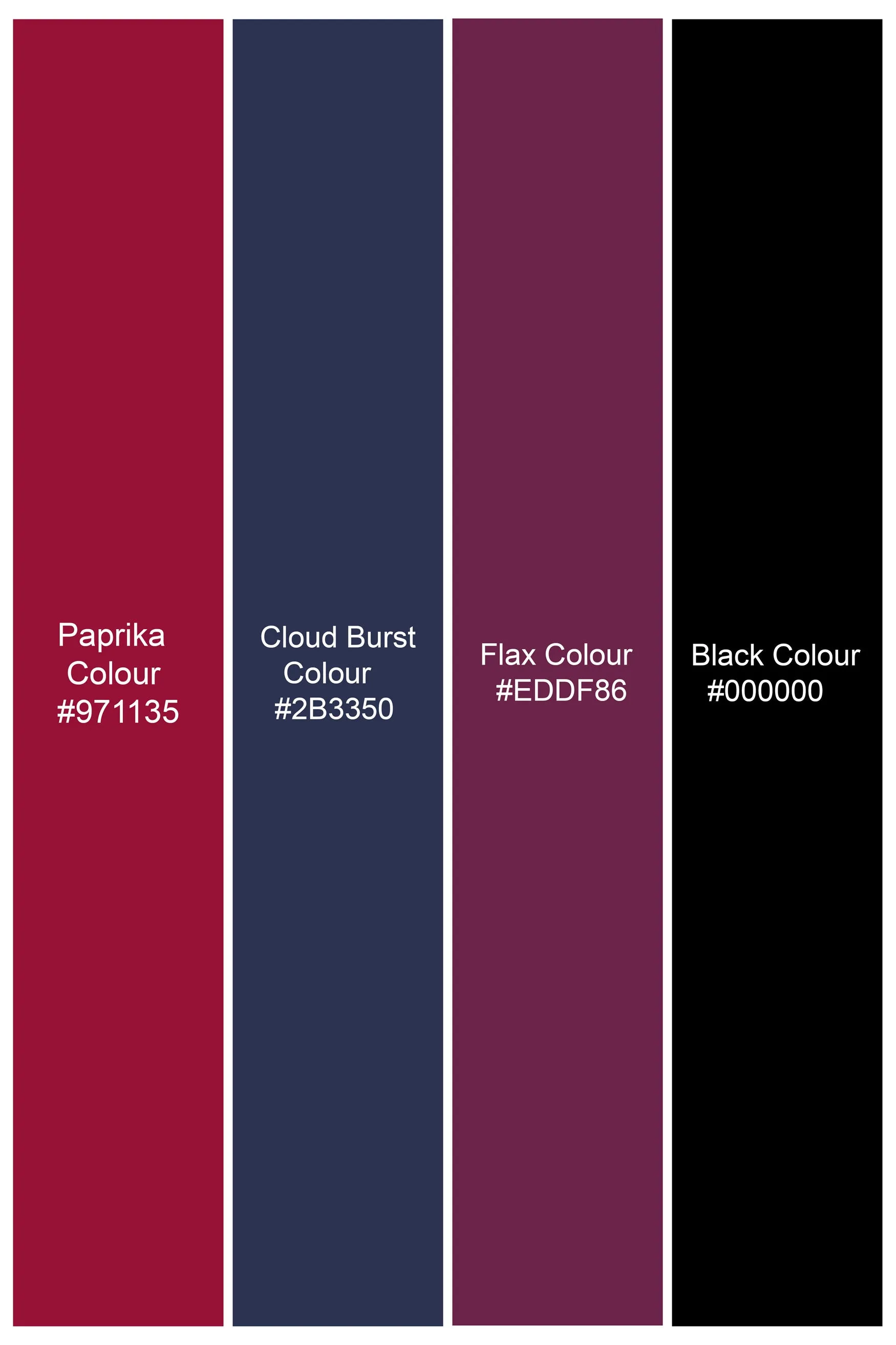 Paprika Red and Cloud Burst Blue Twill Plaid Premium Cotton Shirt sold by French Crown product image thumbnail 4