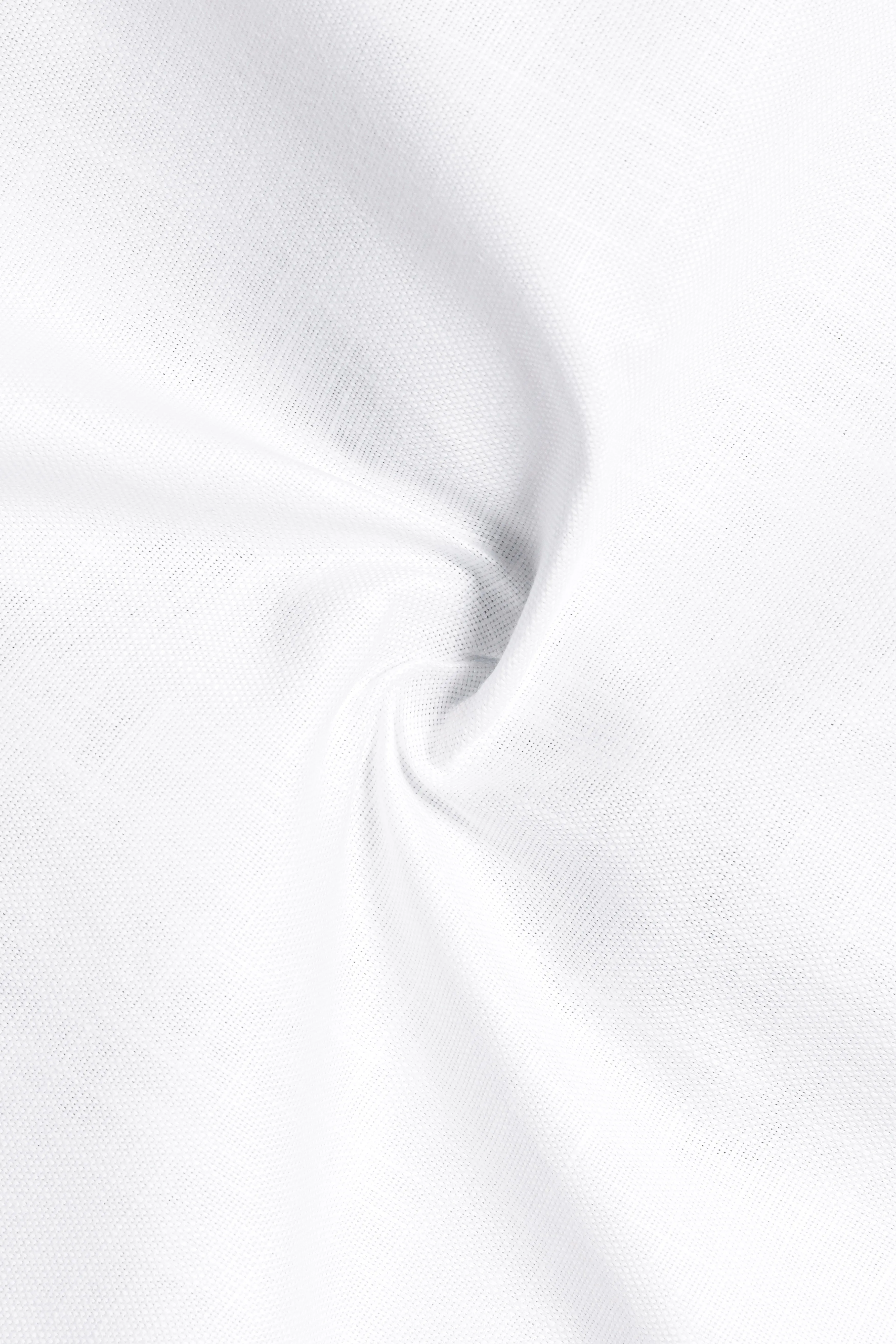 Bright White Luxurious Linen Designer Blazer sold by French Crown product image thumbnail 3