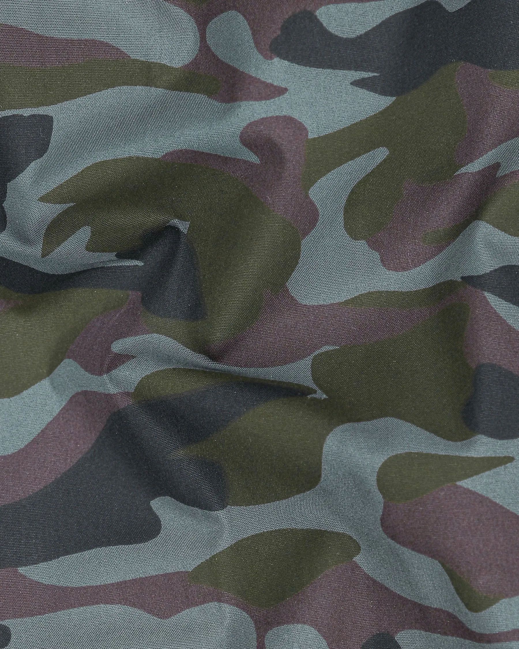 Armadillo-Rifle Military Print Premium Cotton Shirt sold by French Crown product image thumbnail 2